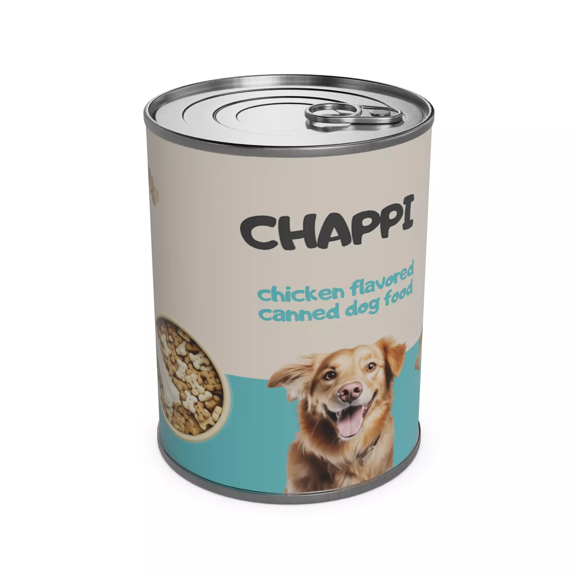 Canned dog food Canned Dog Food Low-poly 3D model