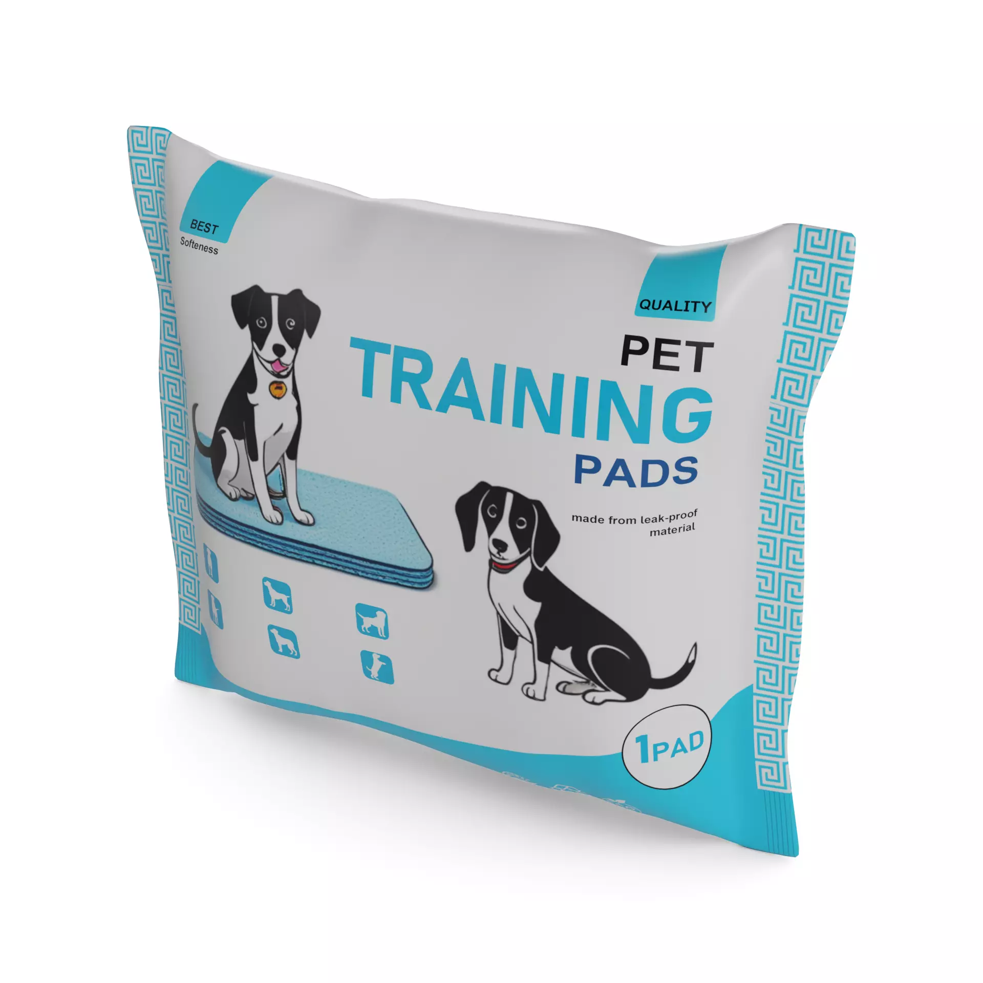 Animal accessories Pet Training Pads Low-poly 3D model