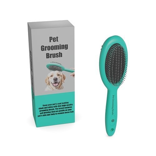 Animal accessories Pet Grooming Brush 3D model