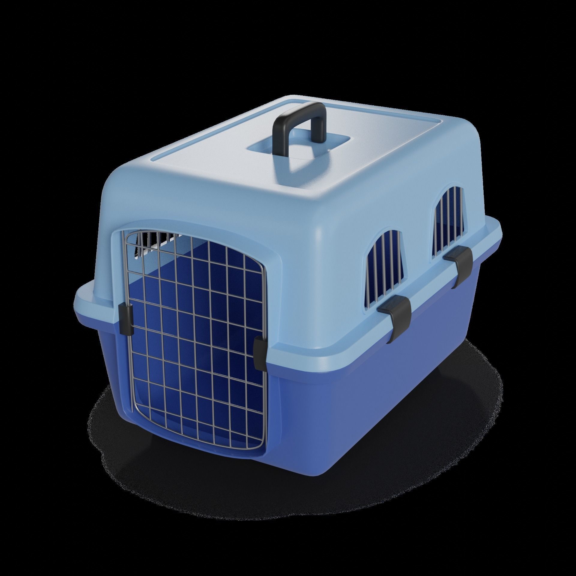 Animal accessories Pet Carrier 3D model_1