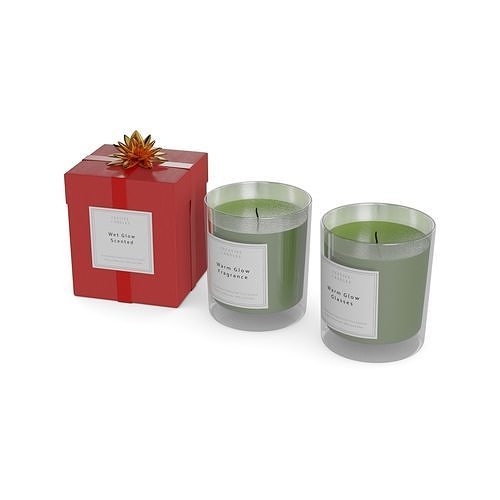 Christmas decorations Christmas Candles 3D model