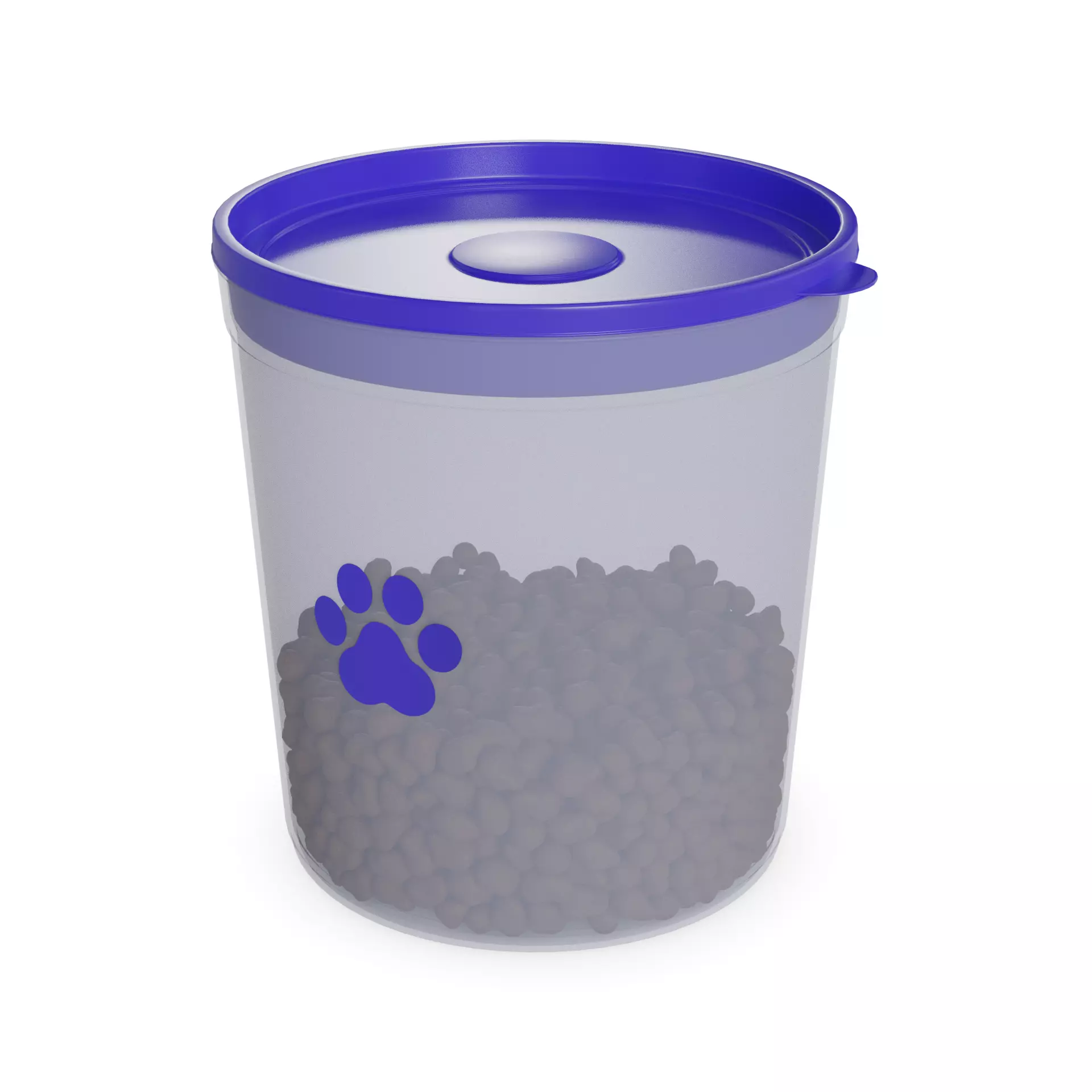 Animal accessories Pet Food Container 3D model_0