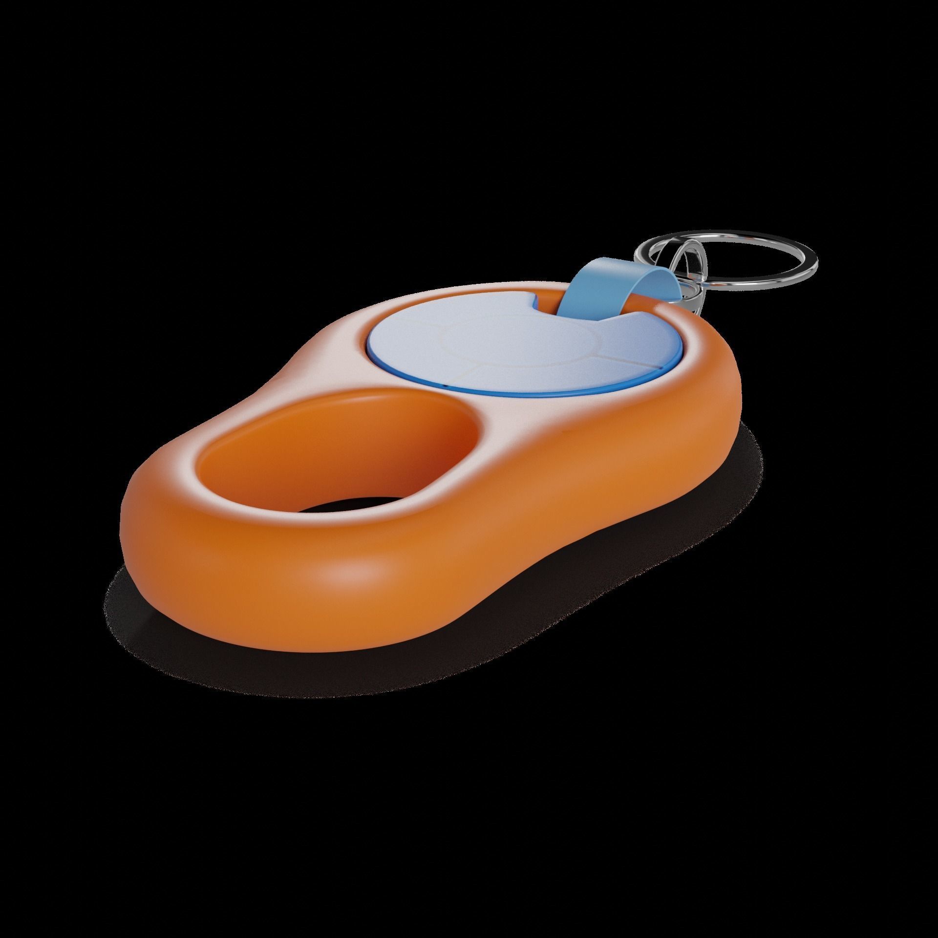 Pet accessories Pet Training Clicker Low-poly 3D model_1