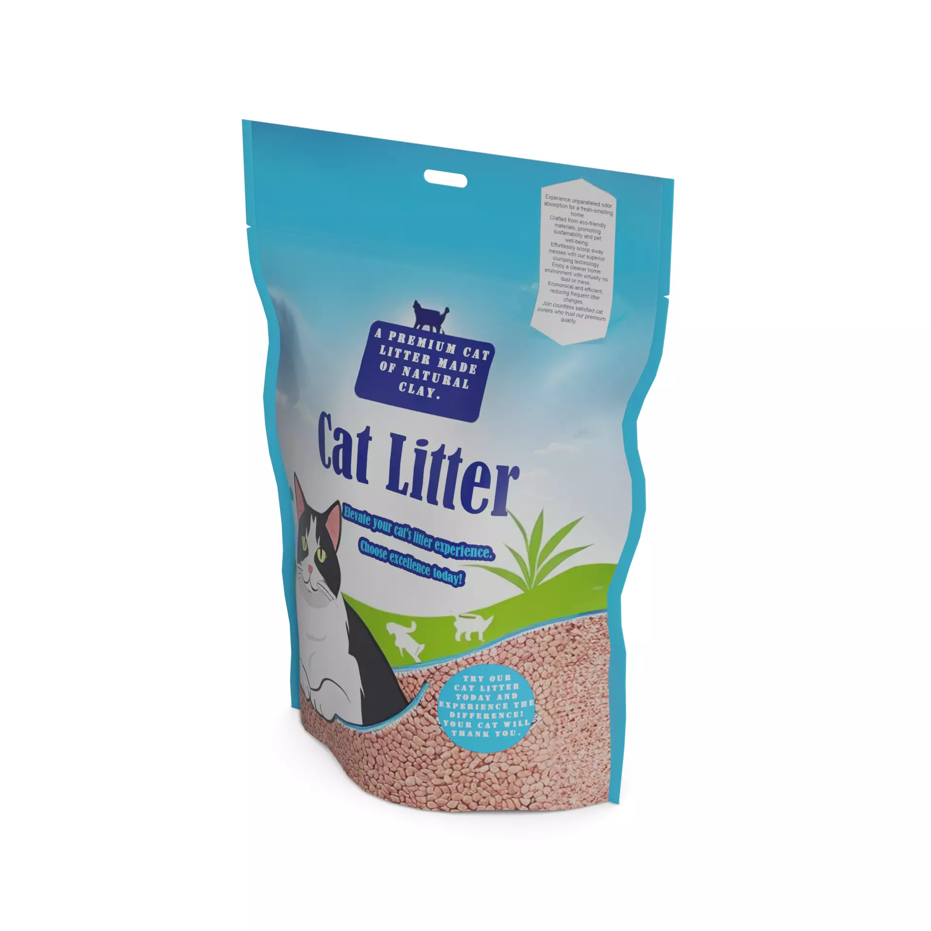 Pet accessories Cat Litter Low-poly 3D model