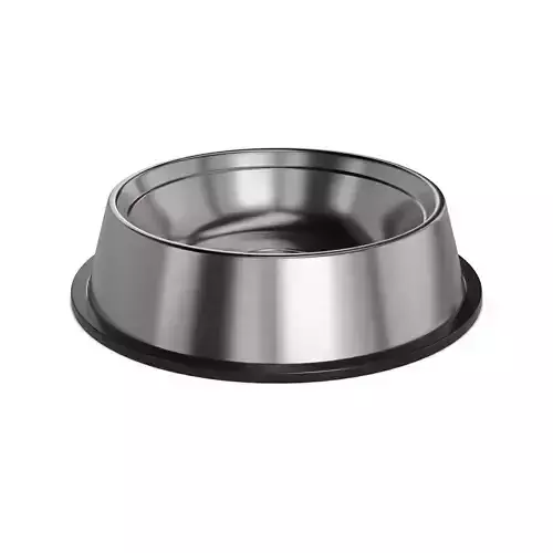 Pet accessories Pet Food Bowl Low-poly 3D model