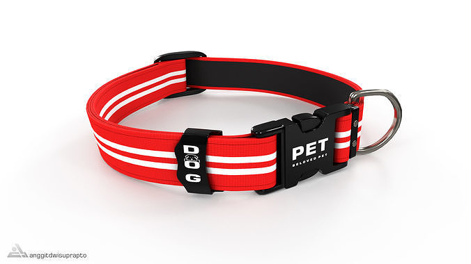 Pet accessories Pet Collar Low-poly 3D model