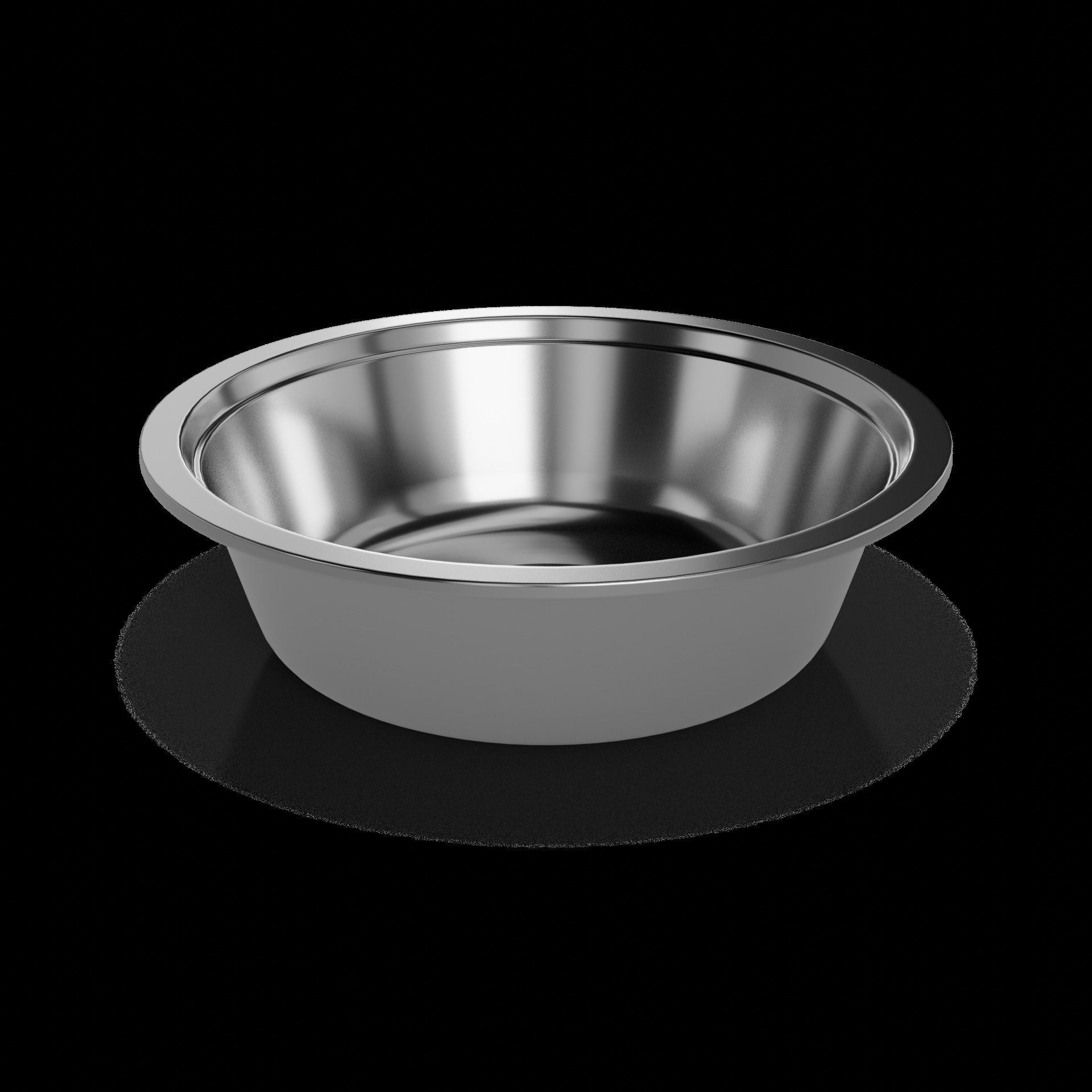 Pet accessories Pet Food Bowl Low-poly 3D model_1