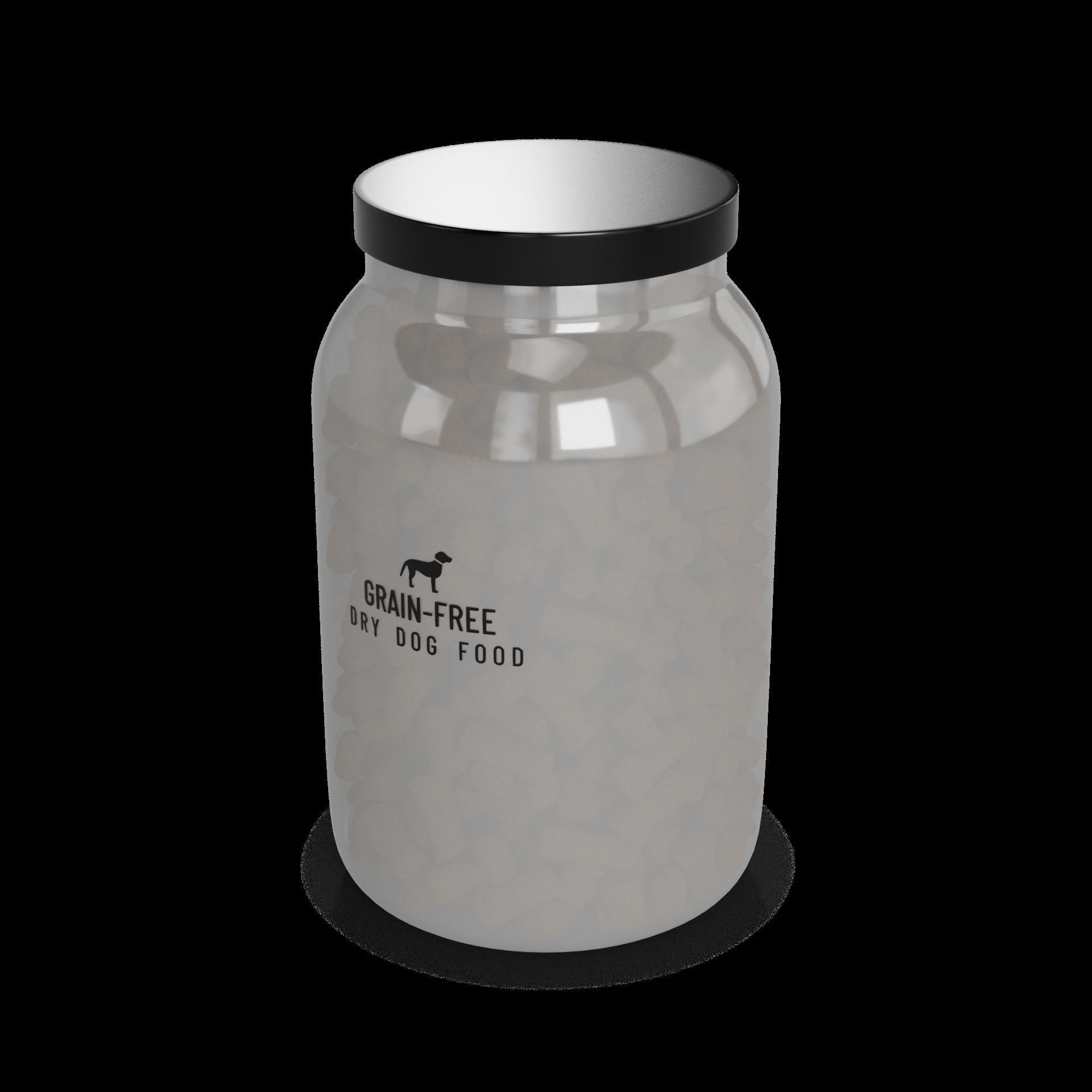 Dry dog food Dry Dog Food 3D model_1