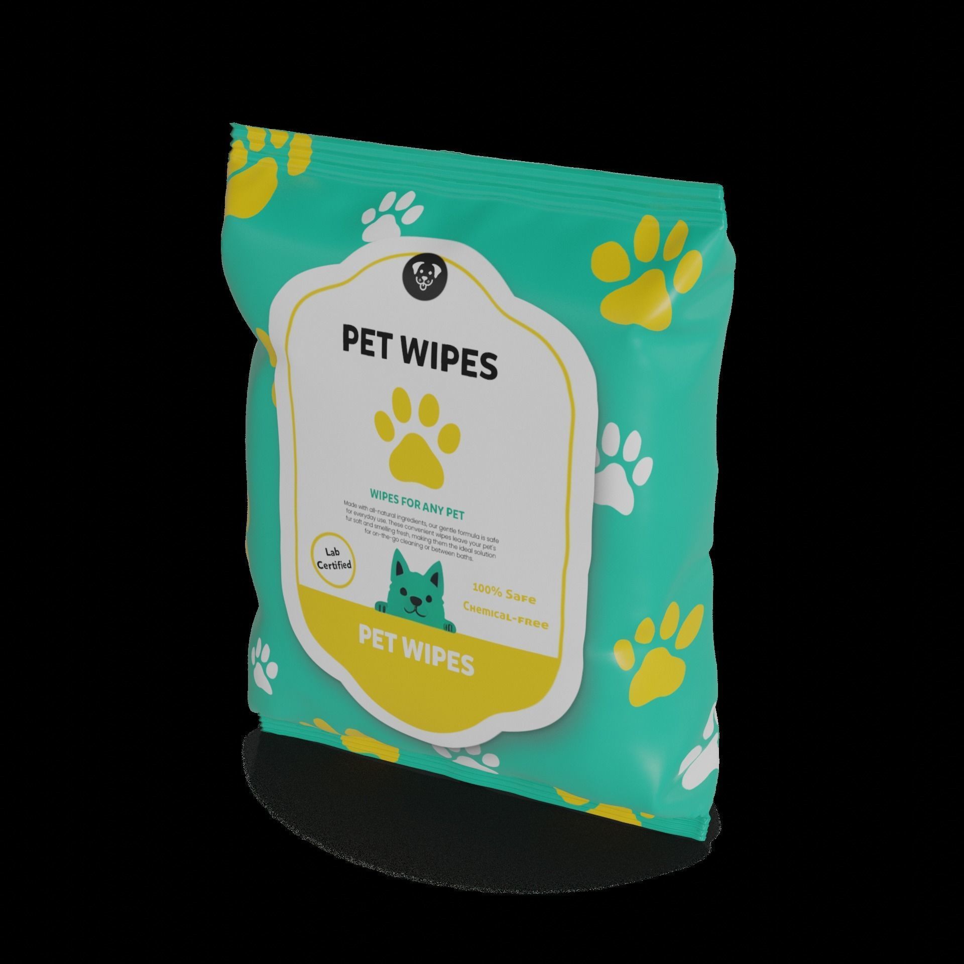 Pet hygiene Pet Wipes 3D model_1
