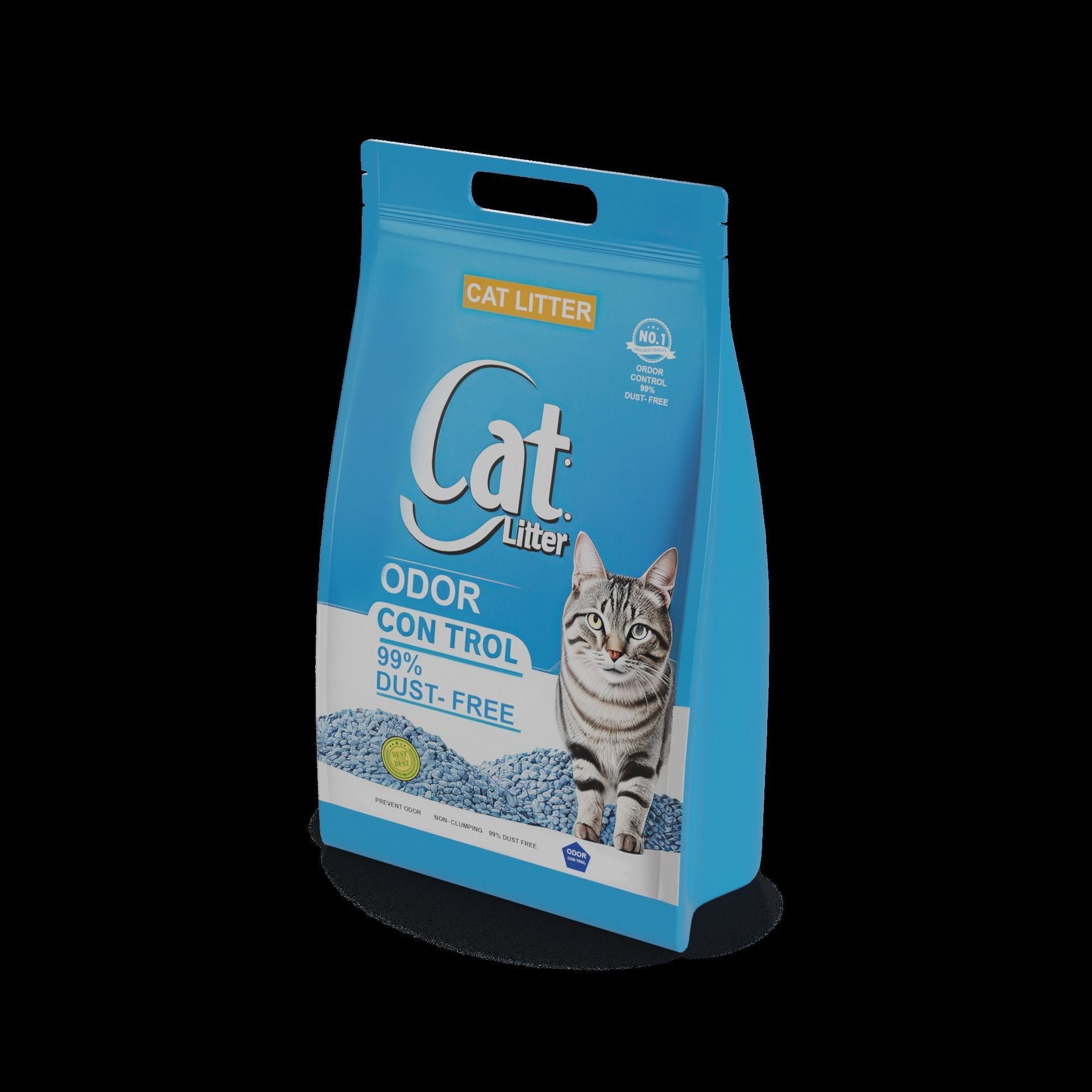 Other pet food Cat Litter Low-poly 3D model_1