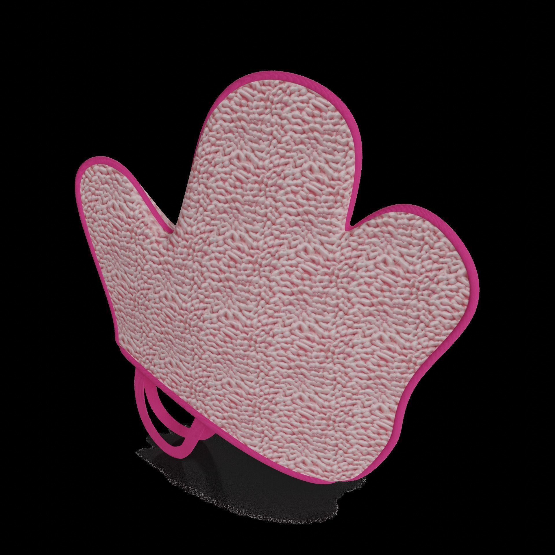 Wipes sponges and brushes Dusting Mitt 3D model_1