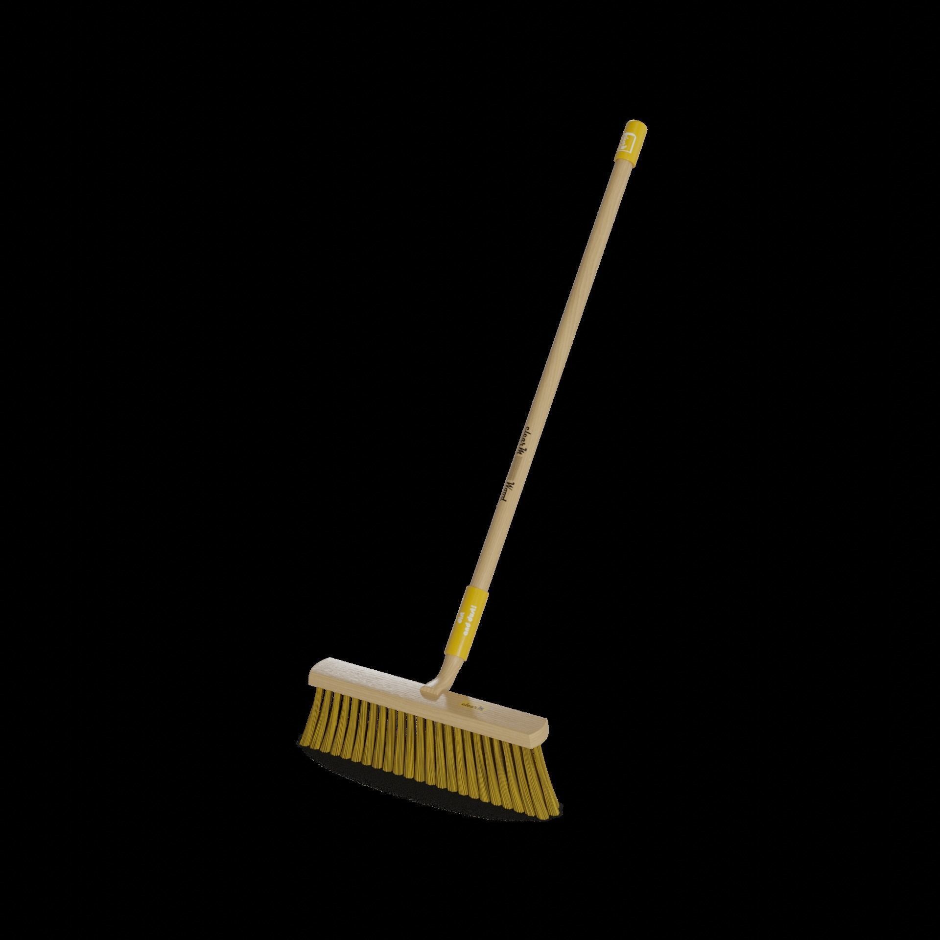 Brooms mops and window squeegees Broom 3D model_1