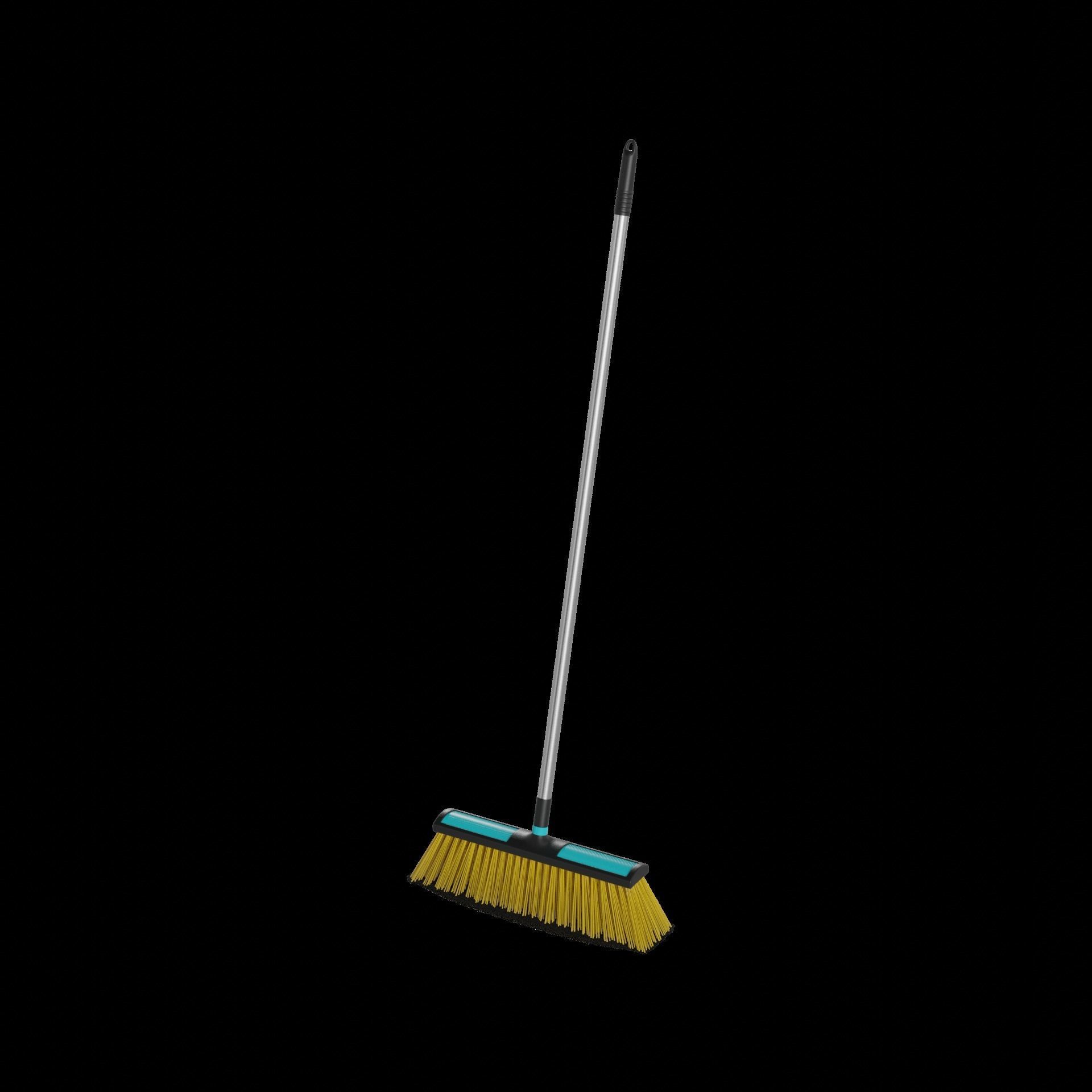 Brooms mops and window squeegees Broom Low-poly 3D model_1