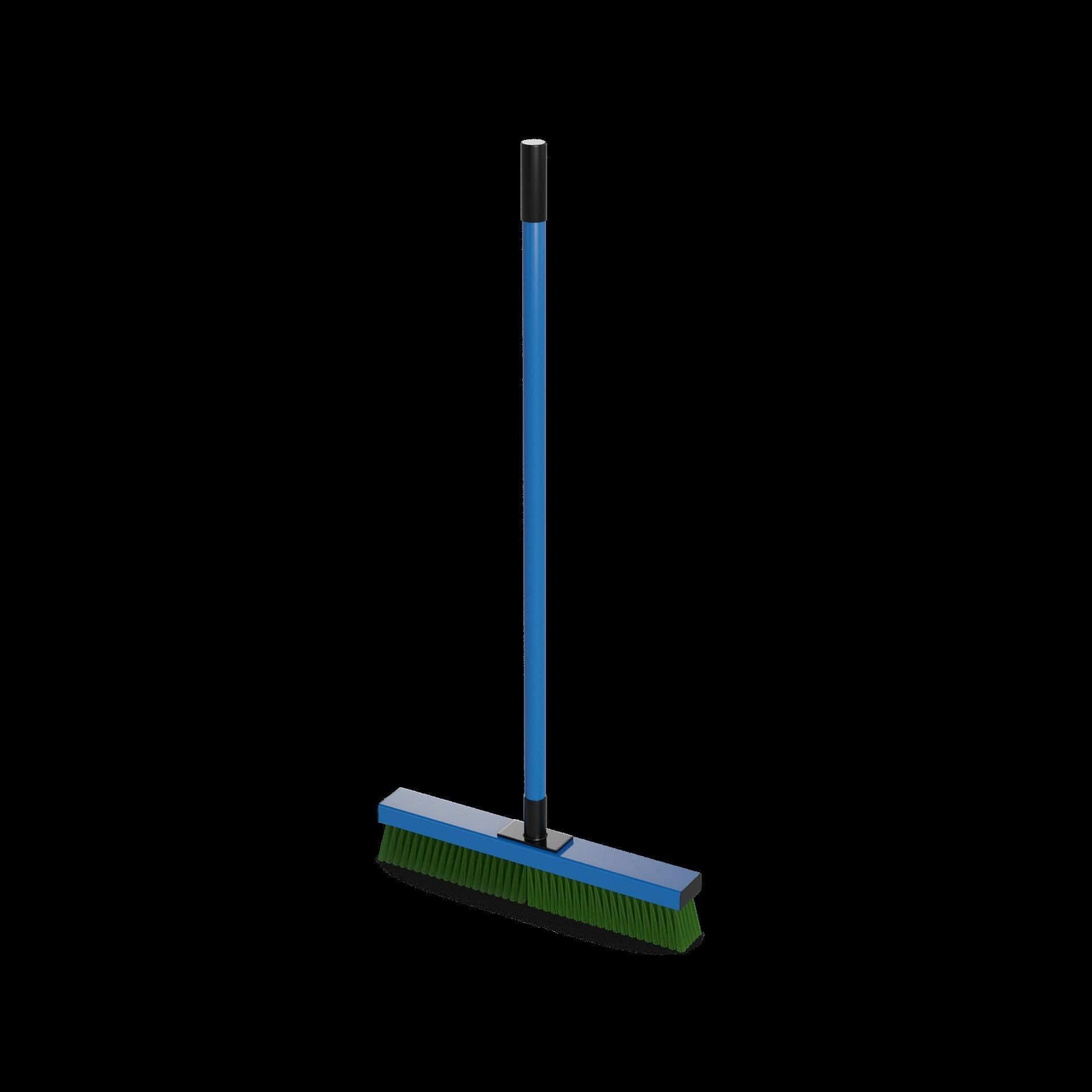 Brooms mops and window squeegees Angle Broom 3D model_1