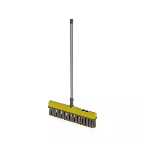Brooms mops and window squeegees Angle Broom Low-poly 3D model
