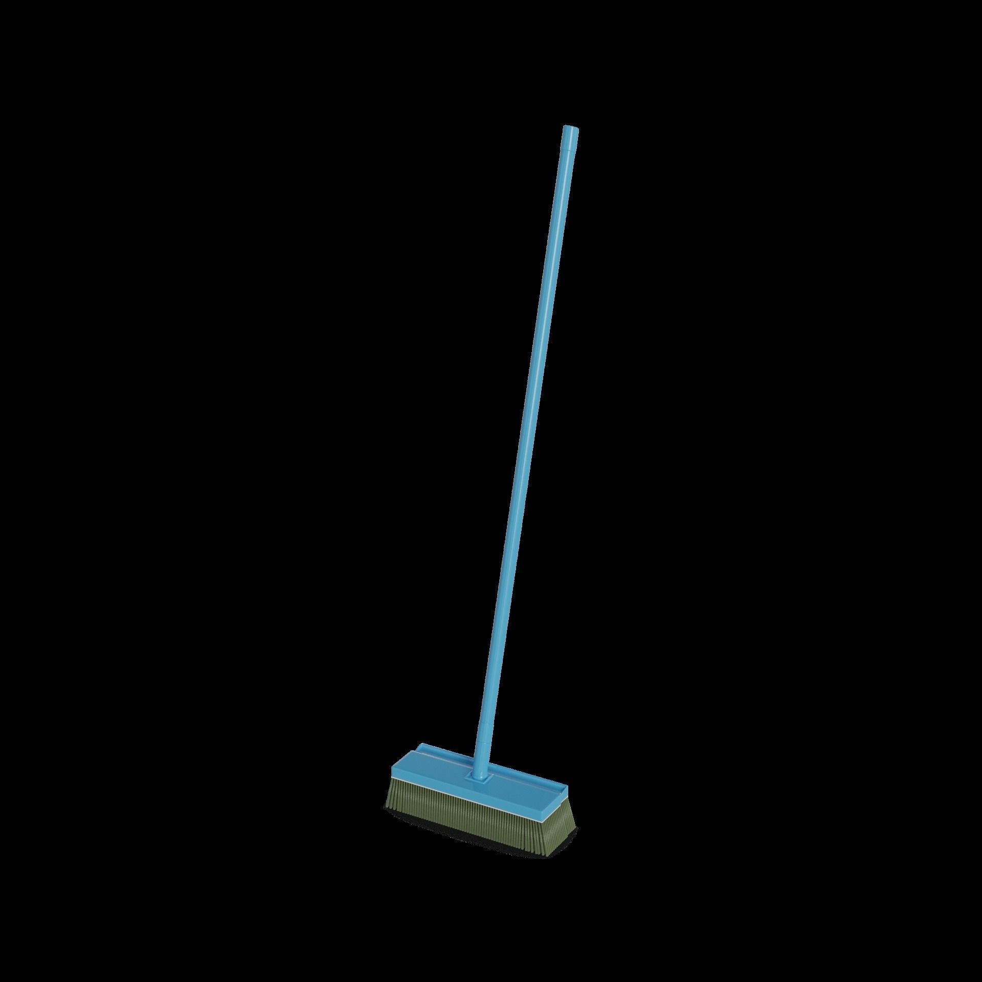 Brooms mops and window squeegees Broom and Dustpan Set 3D model_1