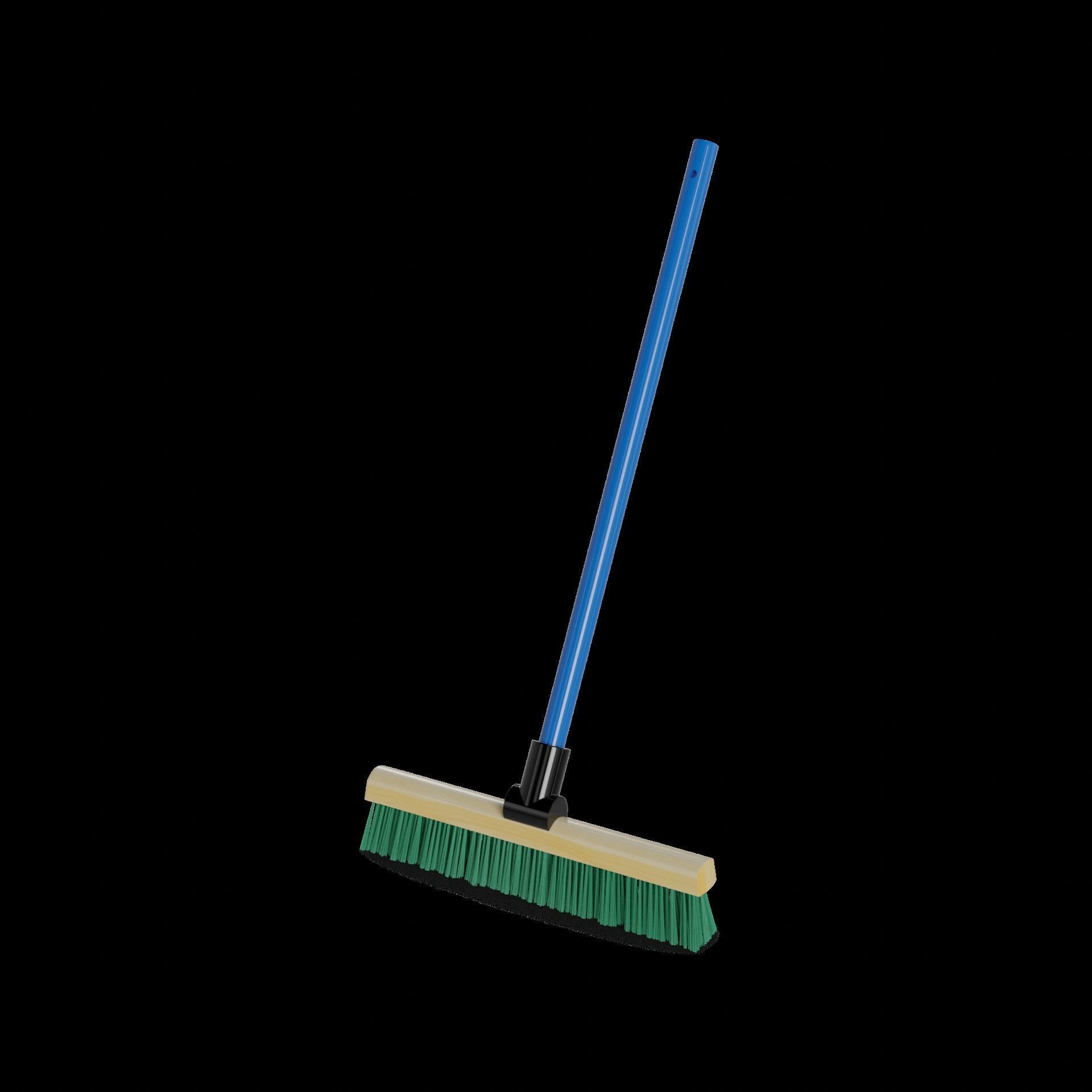 Brooms mops and window squeegees Broom 3D model_1