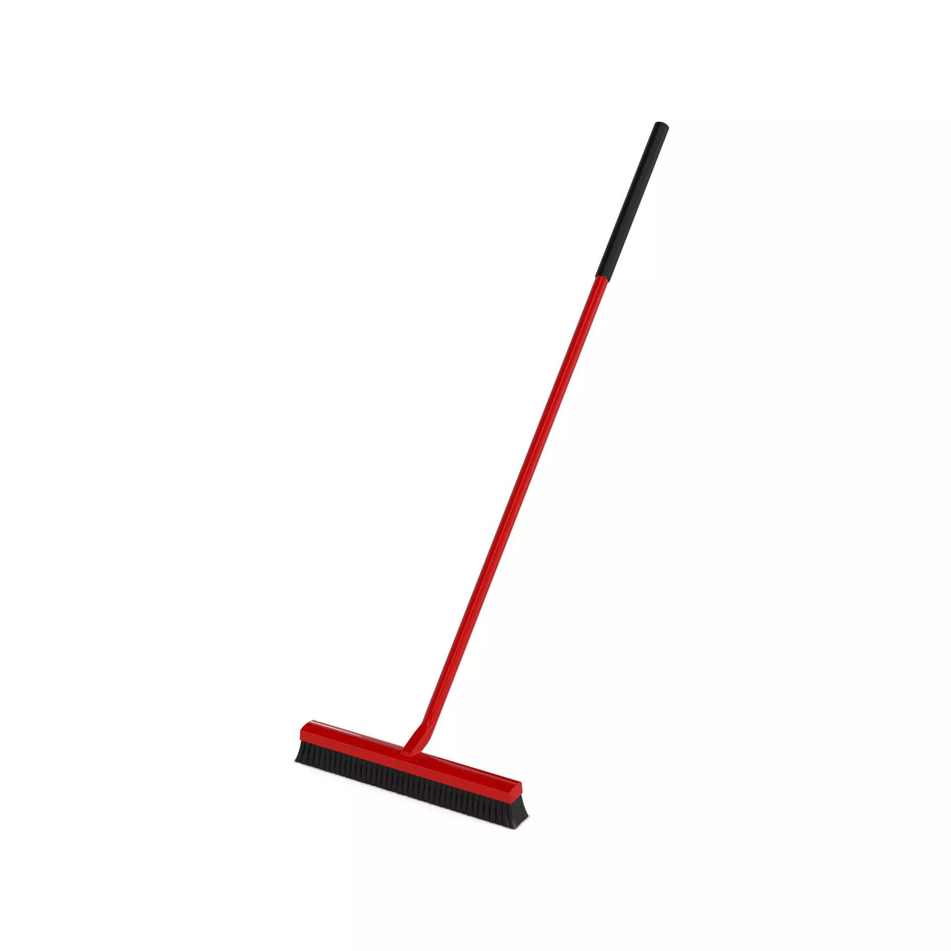 Brooms mops and window squeegees Push Broom Low-poly 3D model_0