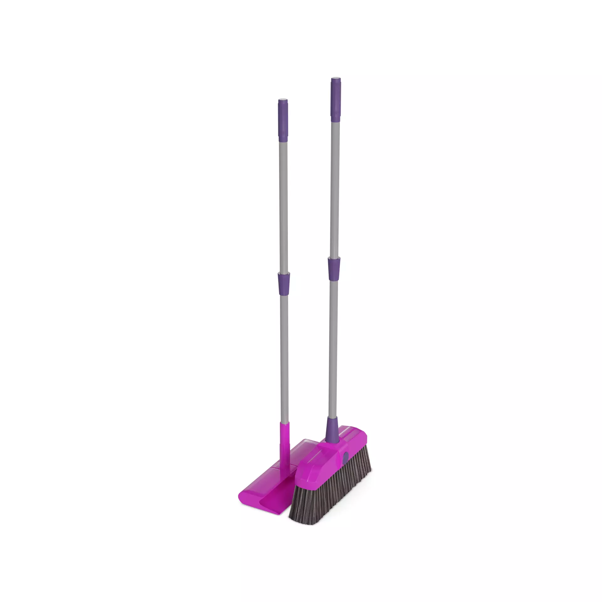 Brooms mops and window squeegees Sweeping Set 3D model_0