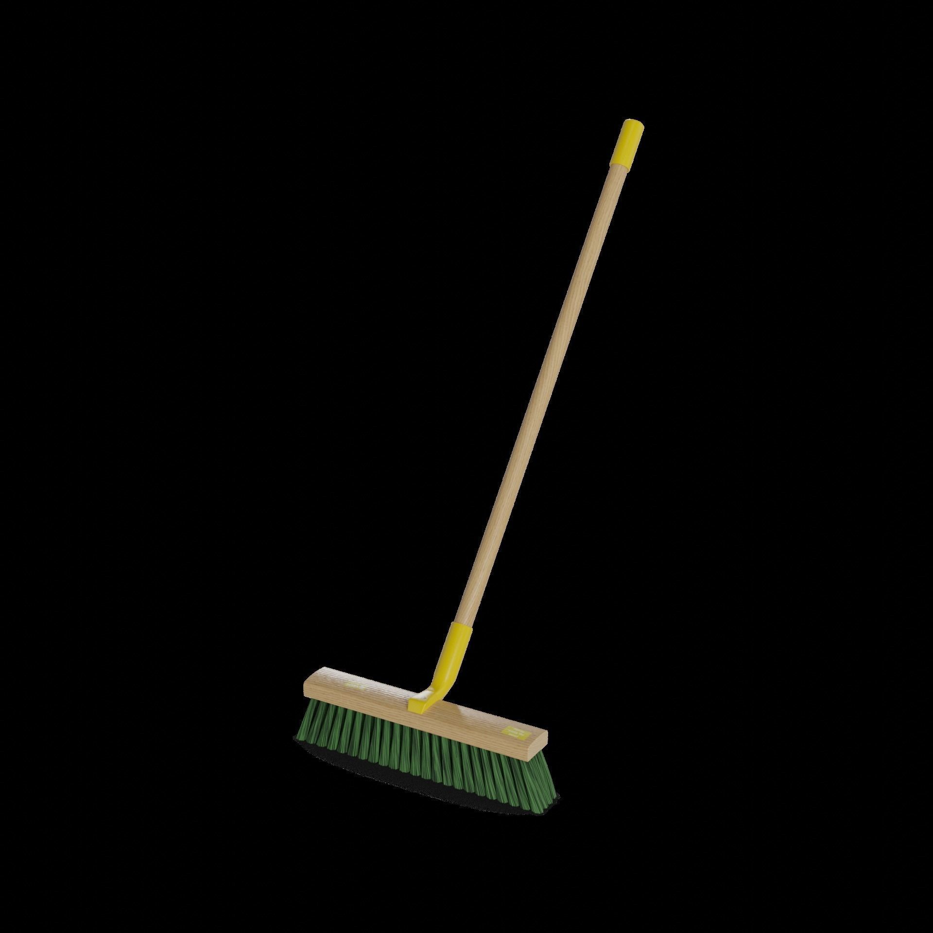 Brooms mops and window squeegees Broom 3D model_1