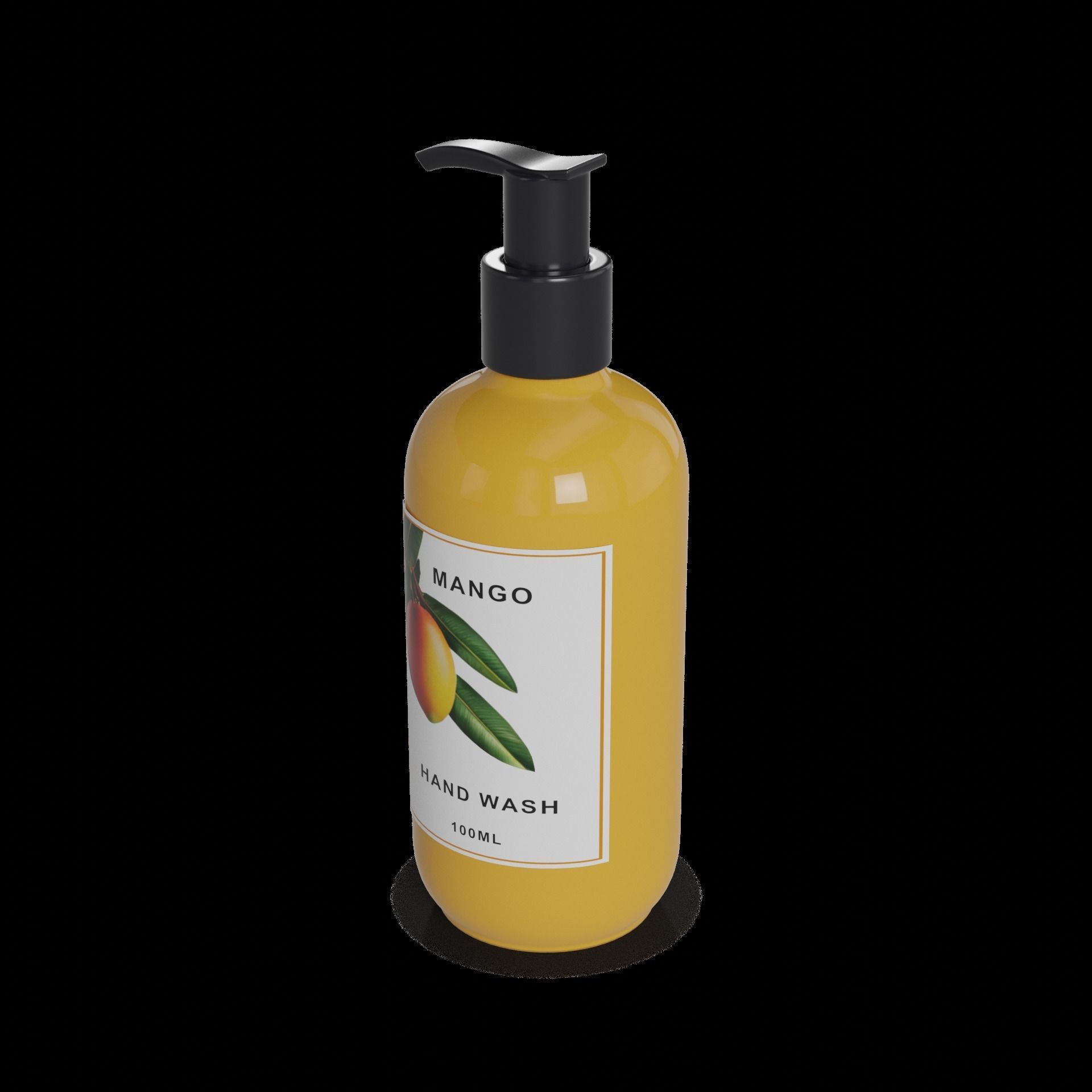 Liquid soap Mango Tango Hand Wash 3D model_1