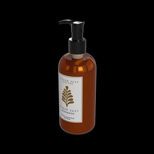Liquid soap Ginger Zest Hand Wash Low-poly 3D model