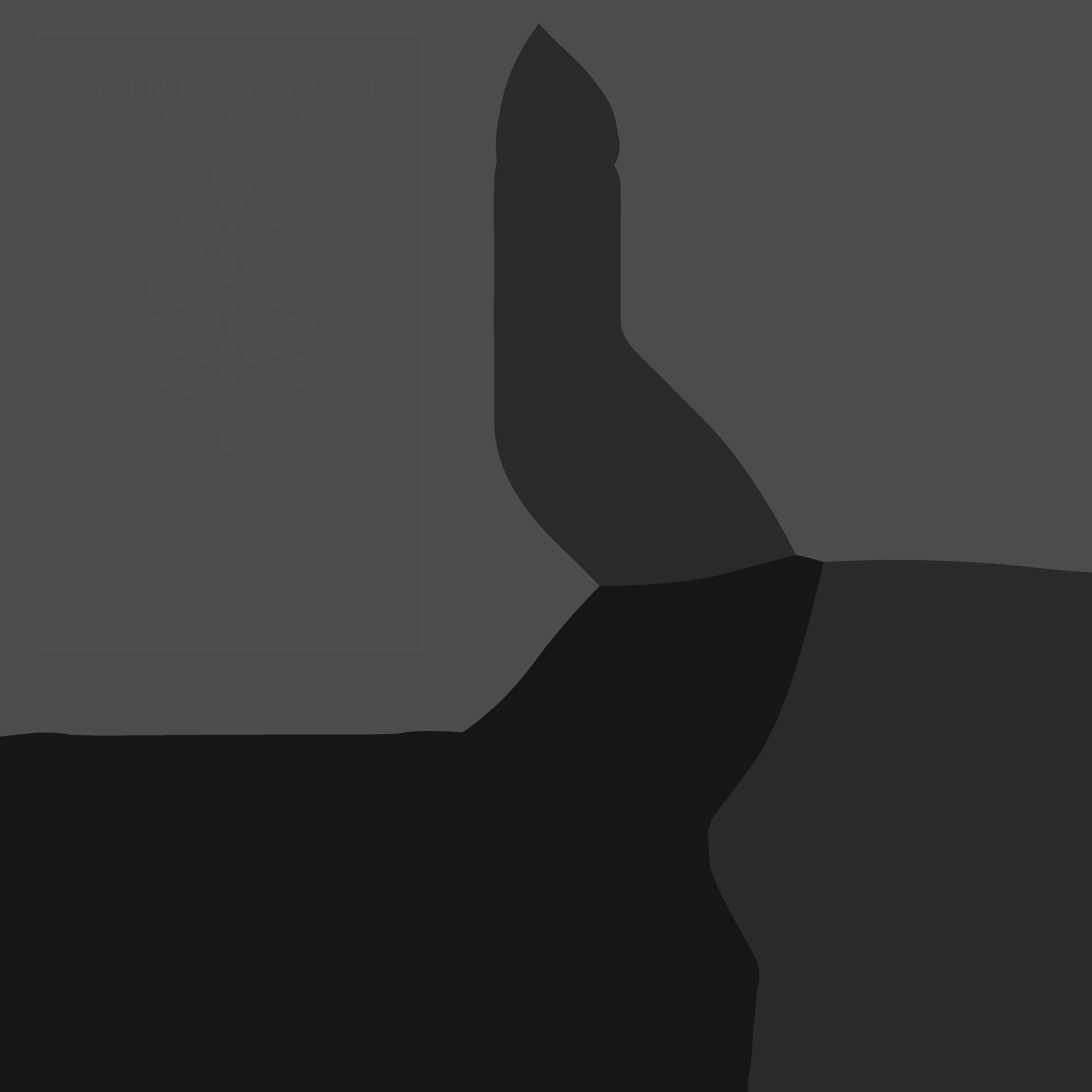 Liquid soap Ginger Zest Hand Wash Low-poly 3D model_13