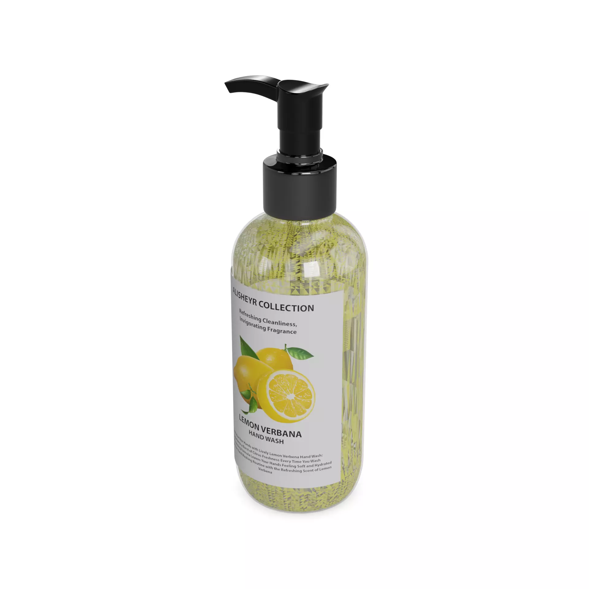 Liquid soap Lemon Verbena Hand Wash 3D model_0