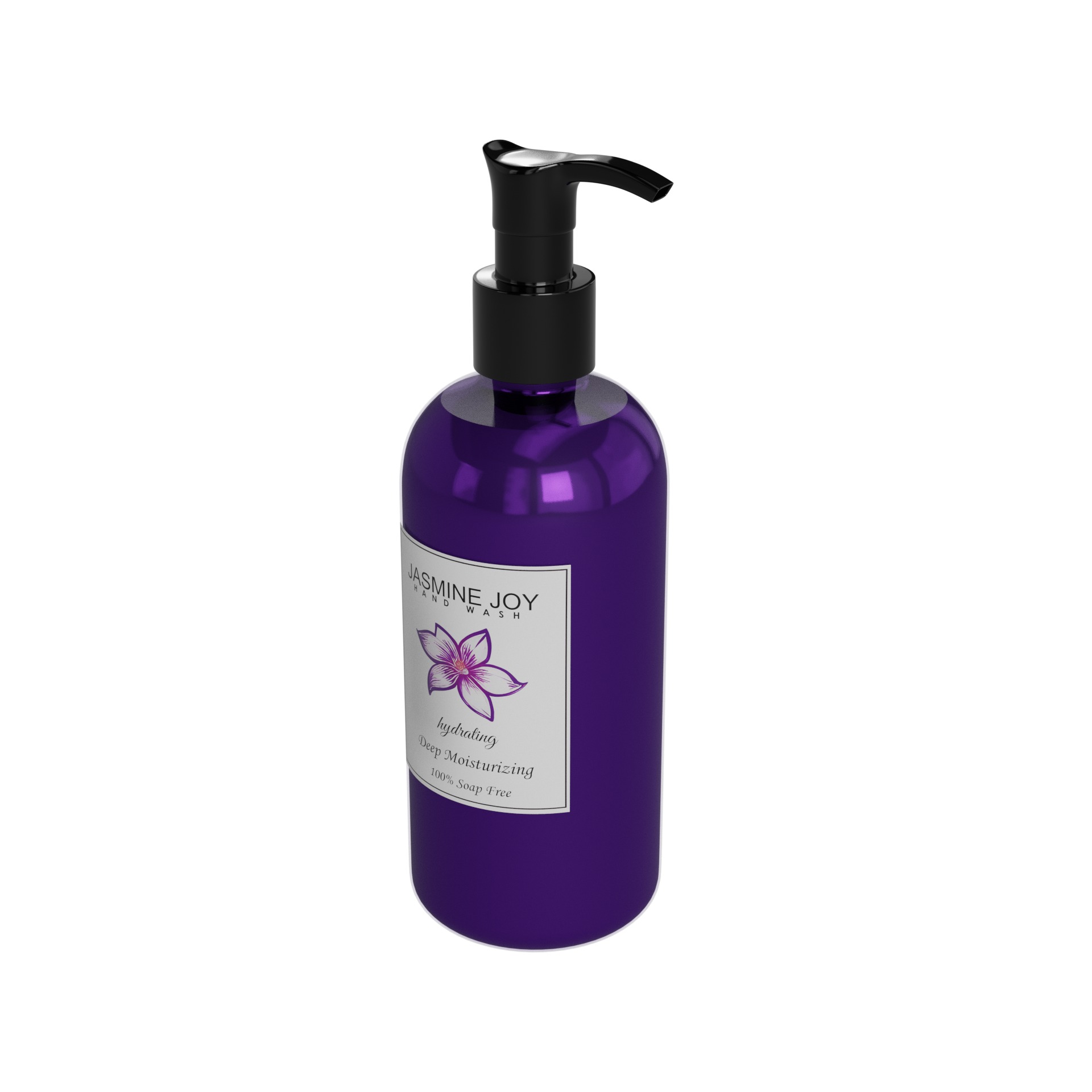 Liquid soap Jasmine Joy Hand Wash Low-poly 3D model_8