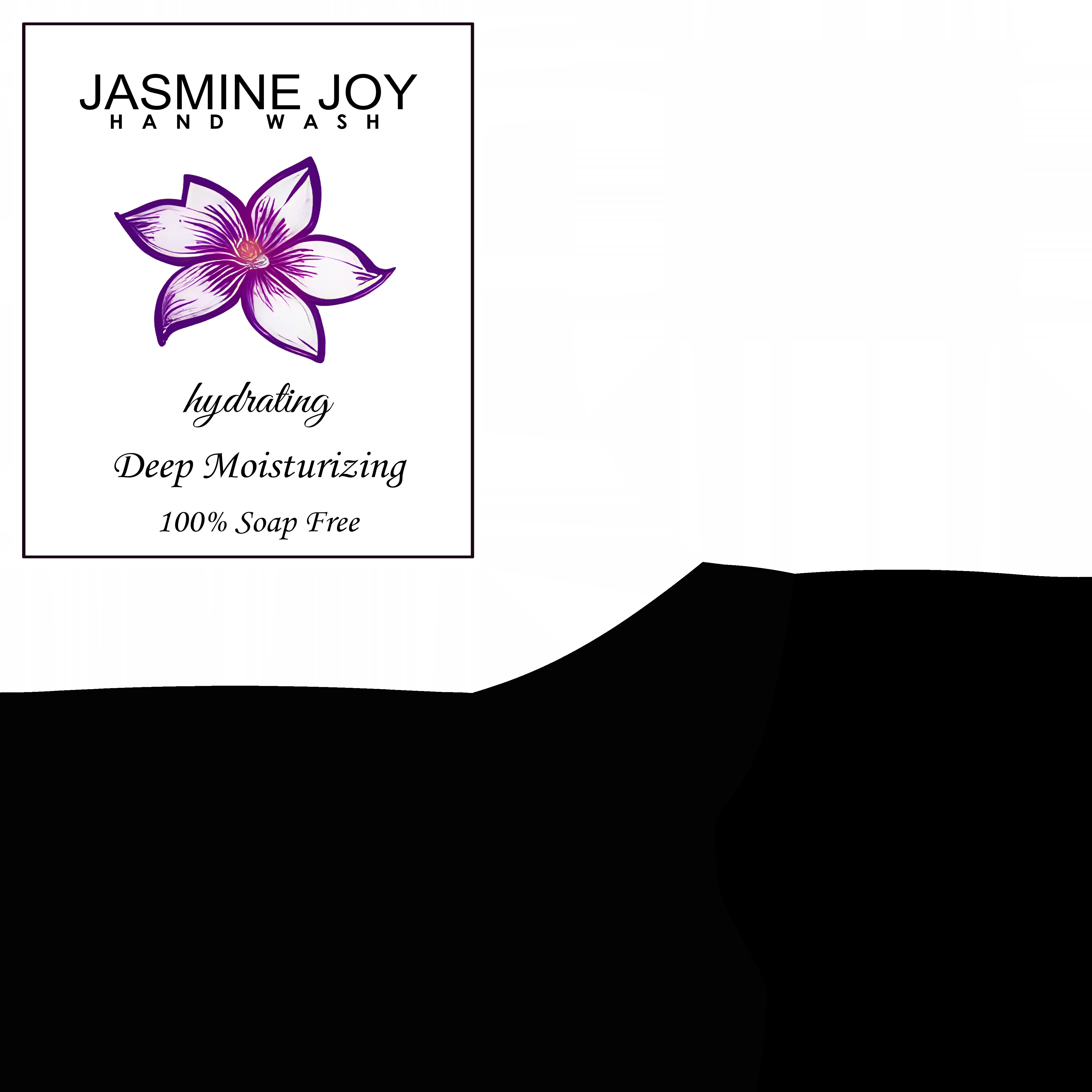 Liquid soap Jasmine Joy Hand Wash Low-poly 3D model_10