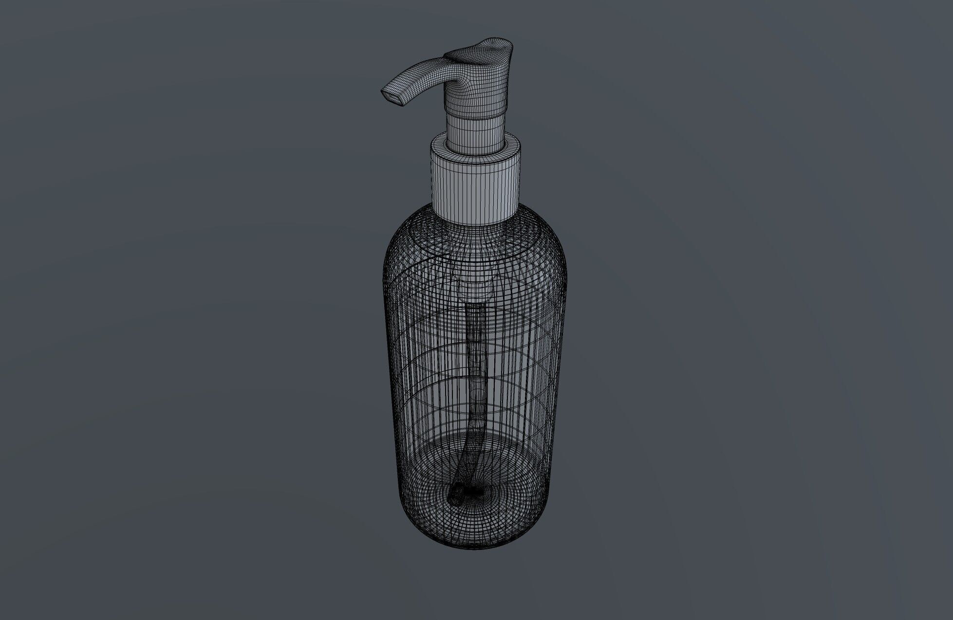 Liquid soap Jasmine Joy Hand Wash Low-poly 3D model_5