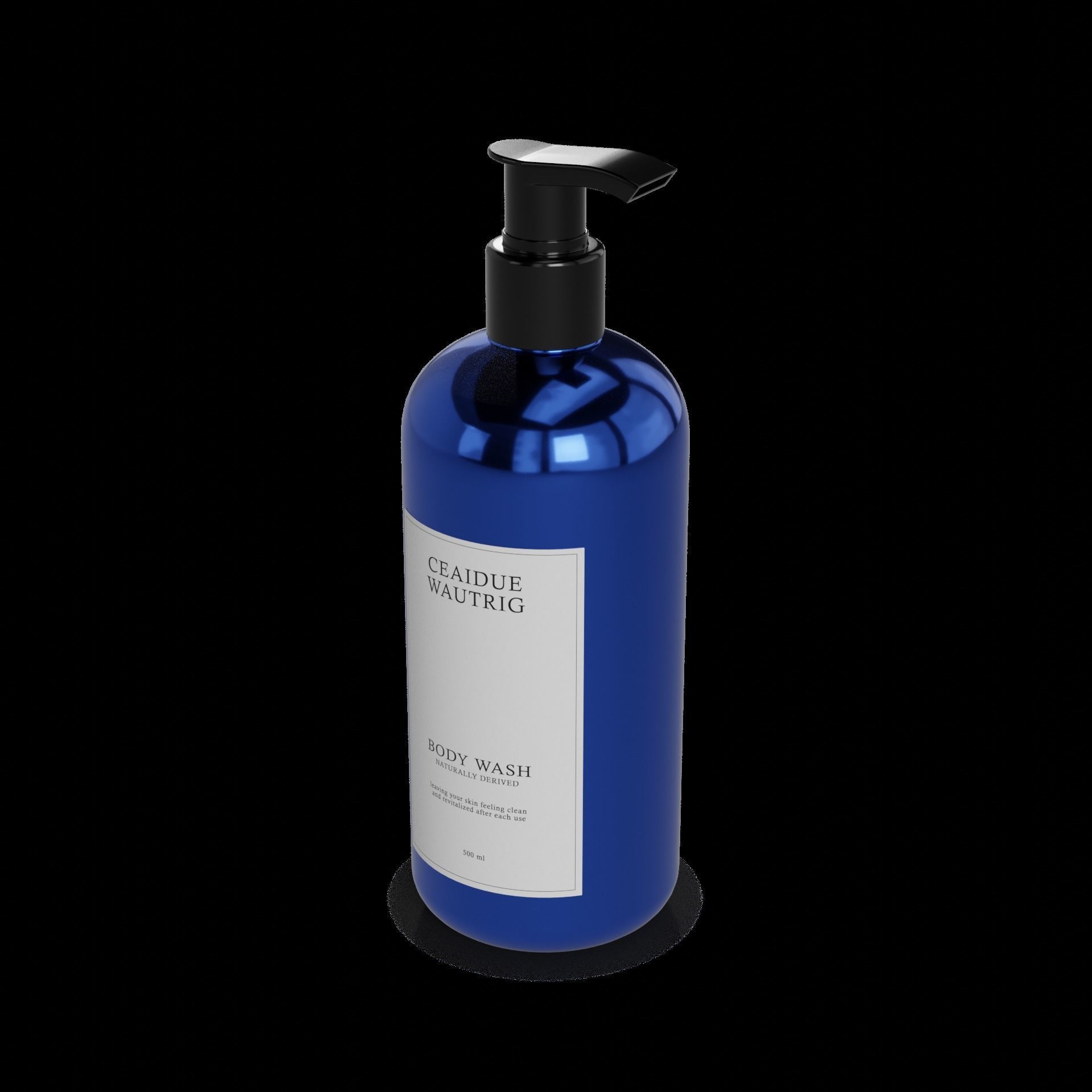 Other body care Body Wash Low-poly 3D model_1