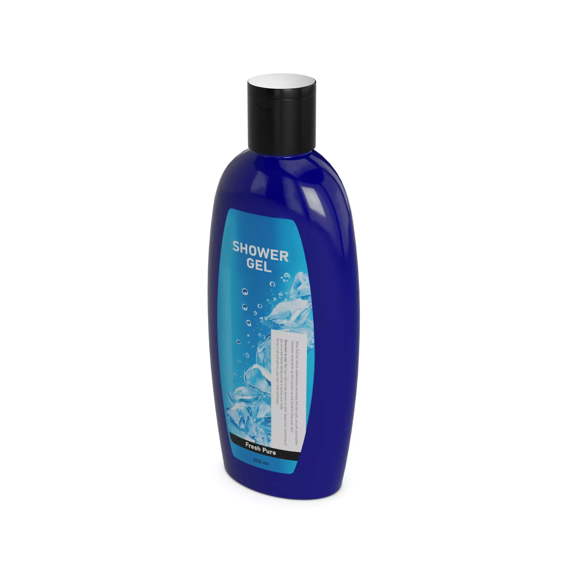 Shower gel Shower Gel Low-poly 3D model_0