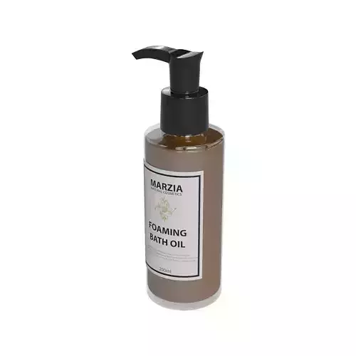 Bath foam and salts Foaming Bath Oil 3D model
