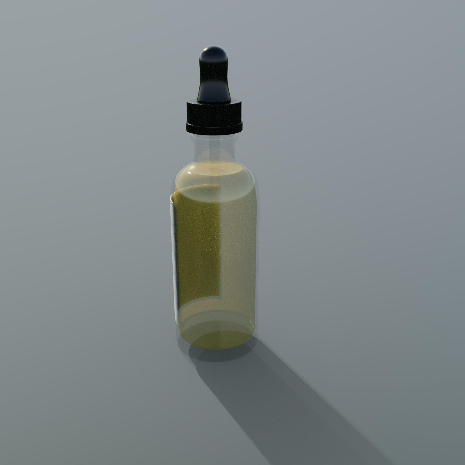Essential oils Geranium Essential Oil Low-poly 3D model_4