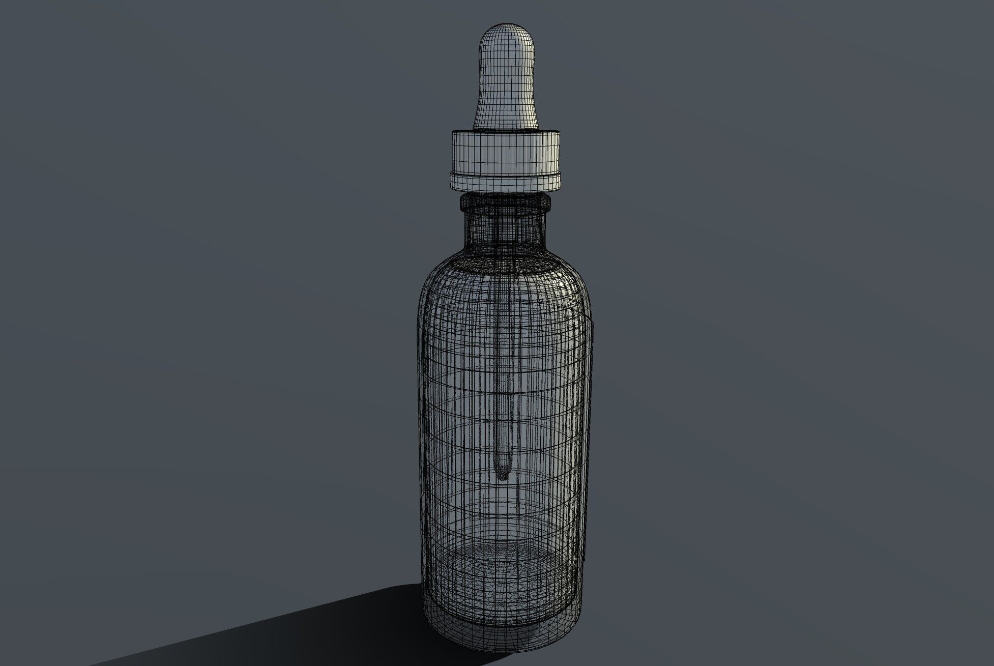 Essential oils Geranium Essential Oil Low-poly 3D model_3