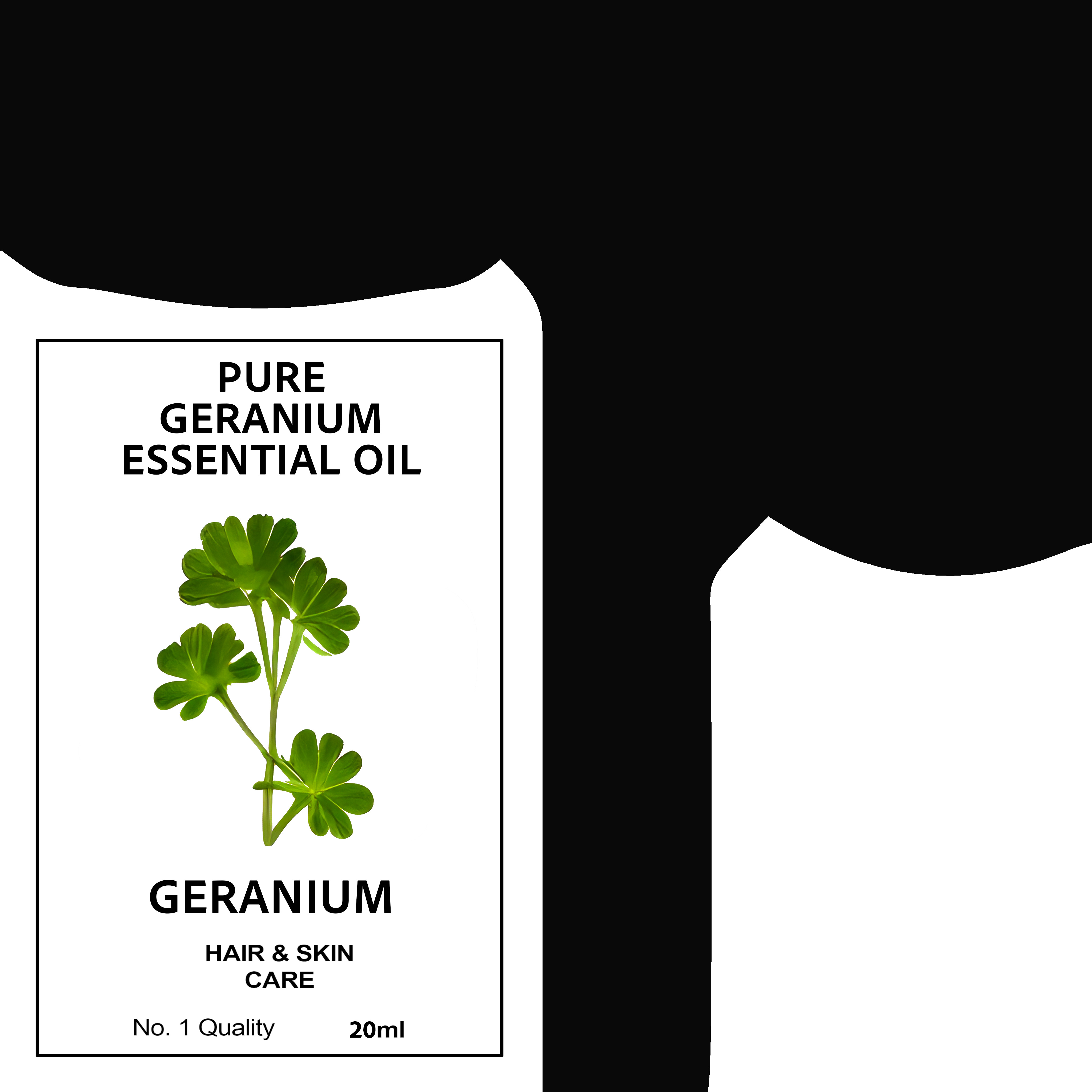 Essential oils Geranium Essential Oil Low-poly 3D model_11