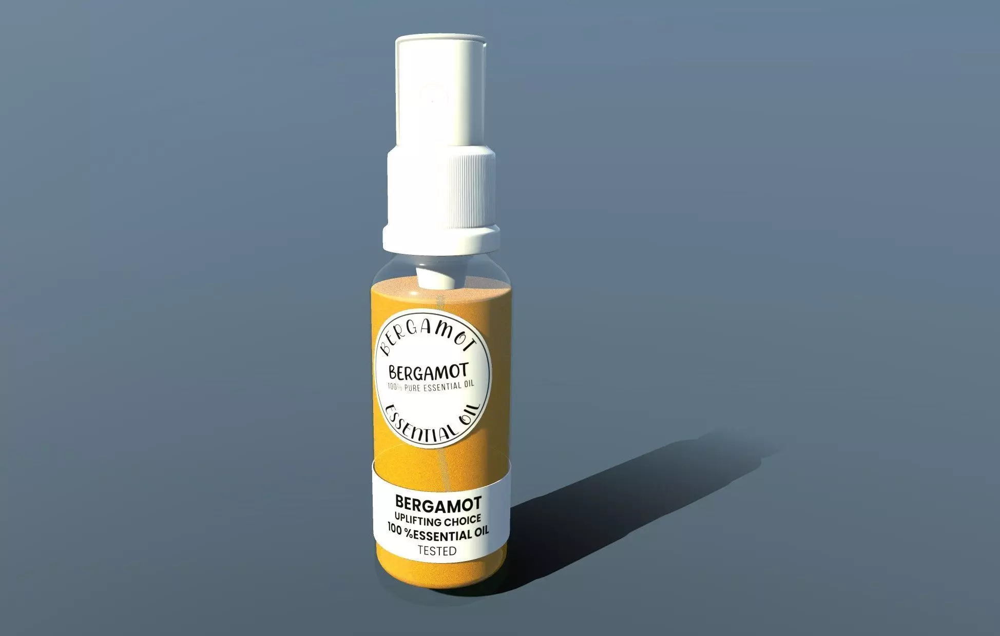 Essential oils Bergamot Essential Oil 3D model_0