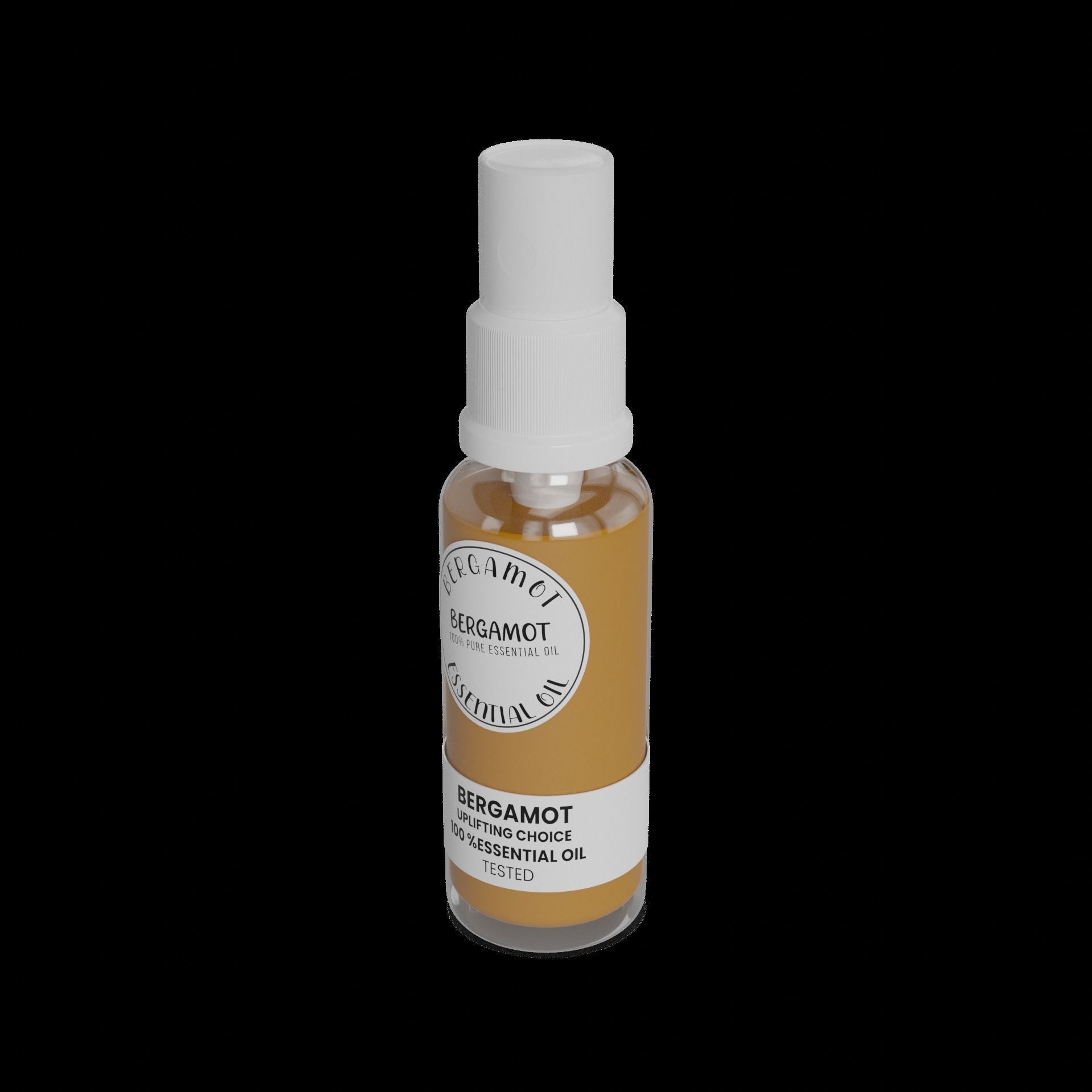 Essential oils Bergamot Essential Oil 3D model_21