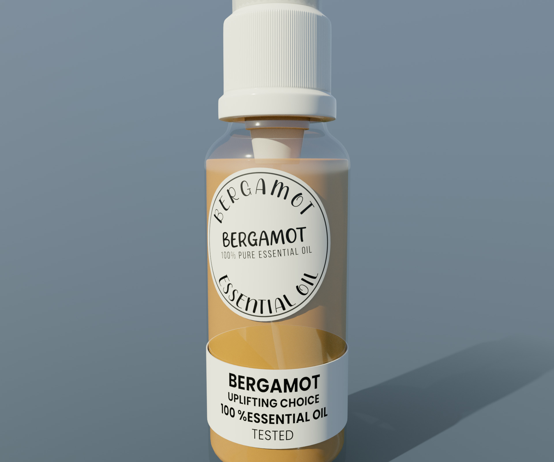 Essential oils Bergamot Essential Oil 3D model_5