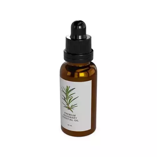Essential oils Rosemary Essential Oil Low-poly 3D model