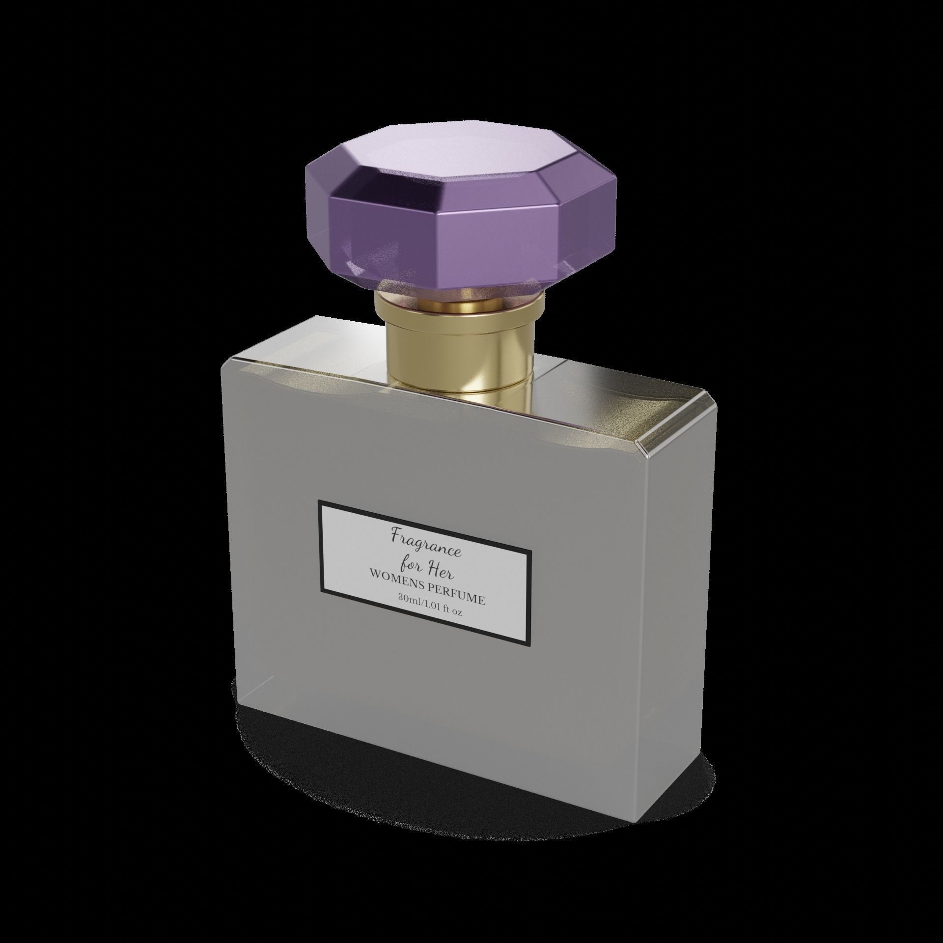 Perfume for women Perfume for Women Low-poly 3D model_1