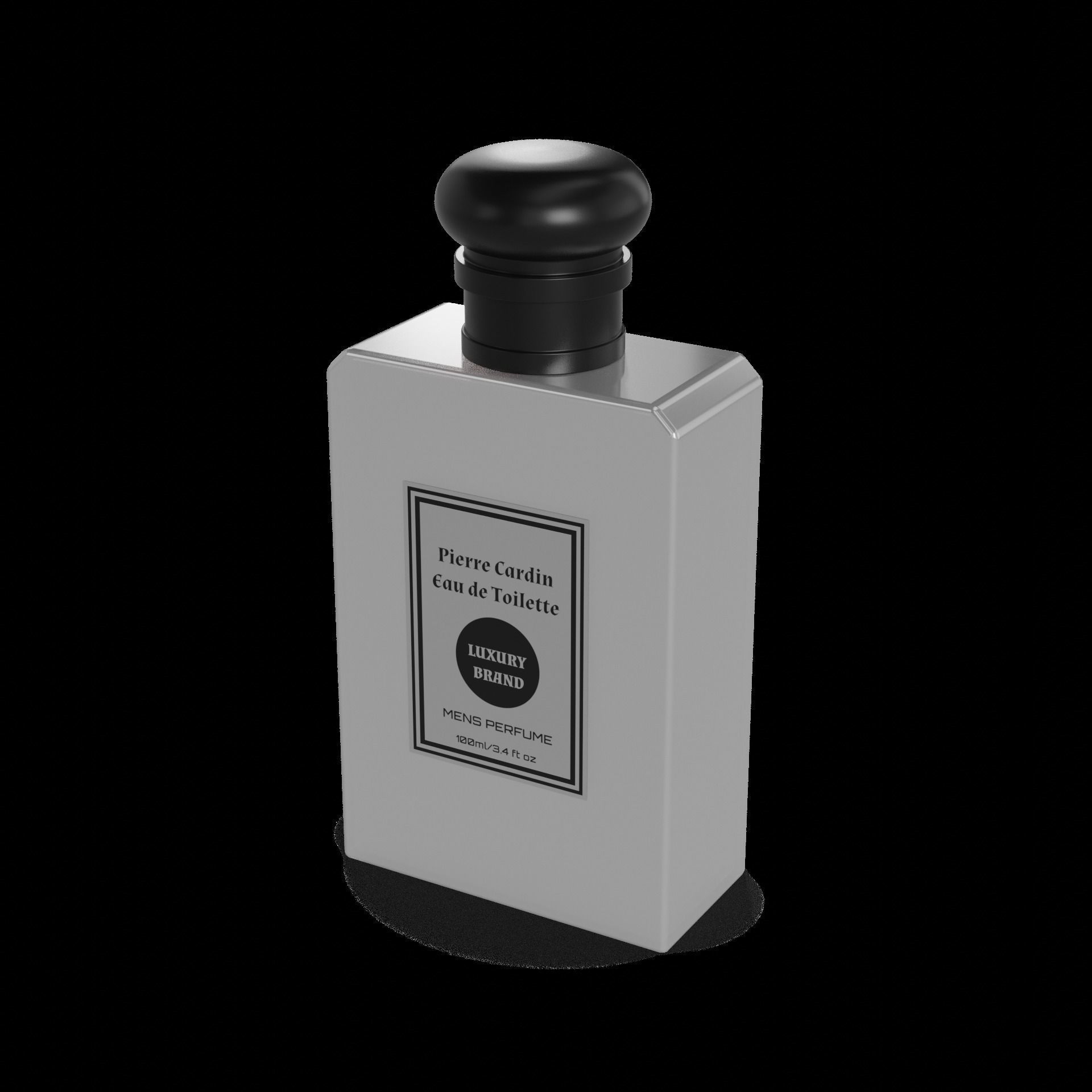 Perfume for men Classic Cologne Low-poly 3D model_1