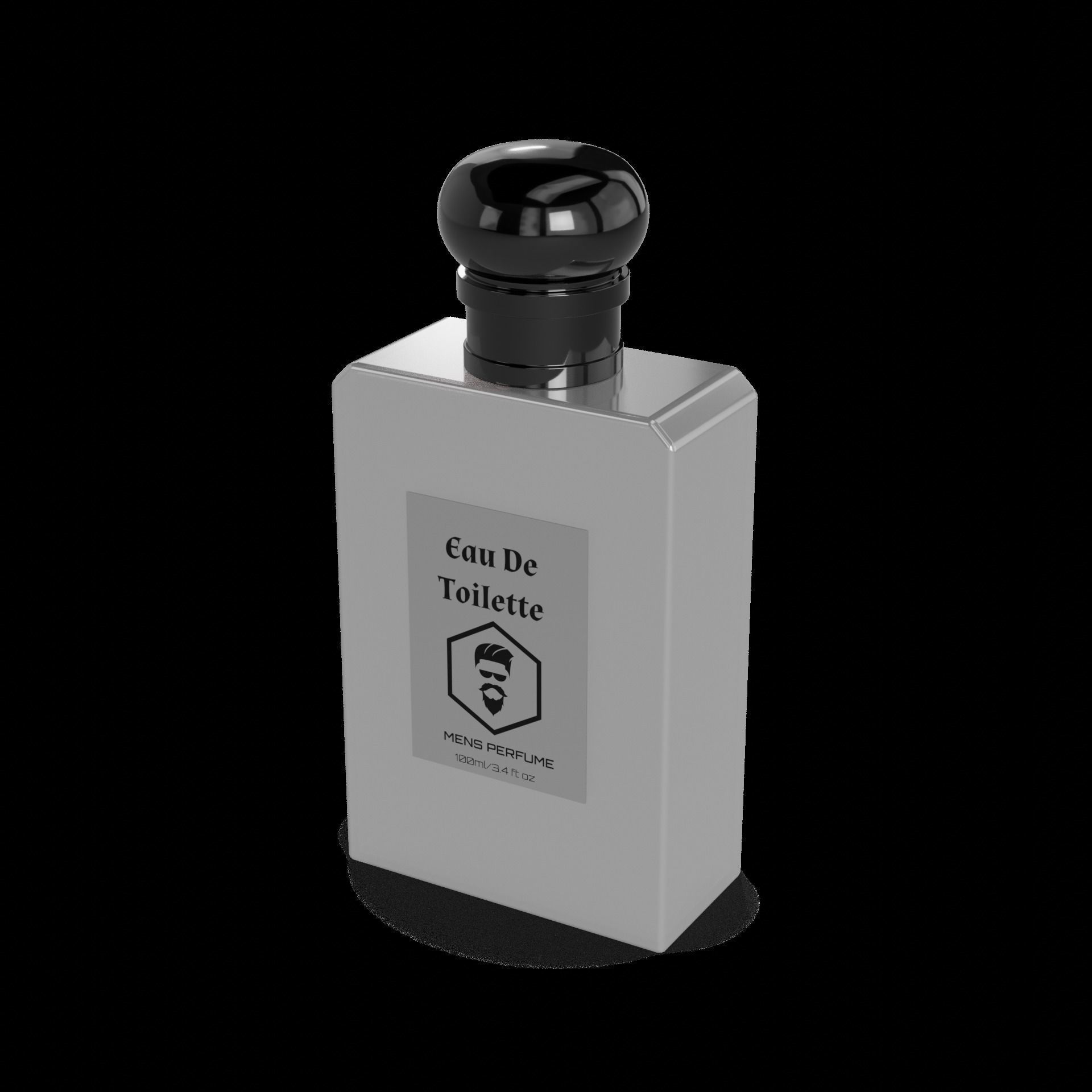 Perfume for men Mens Cologne Low-poly 3D model_1