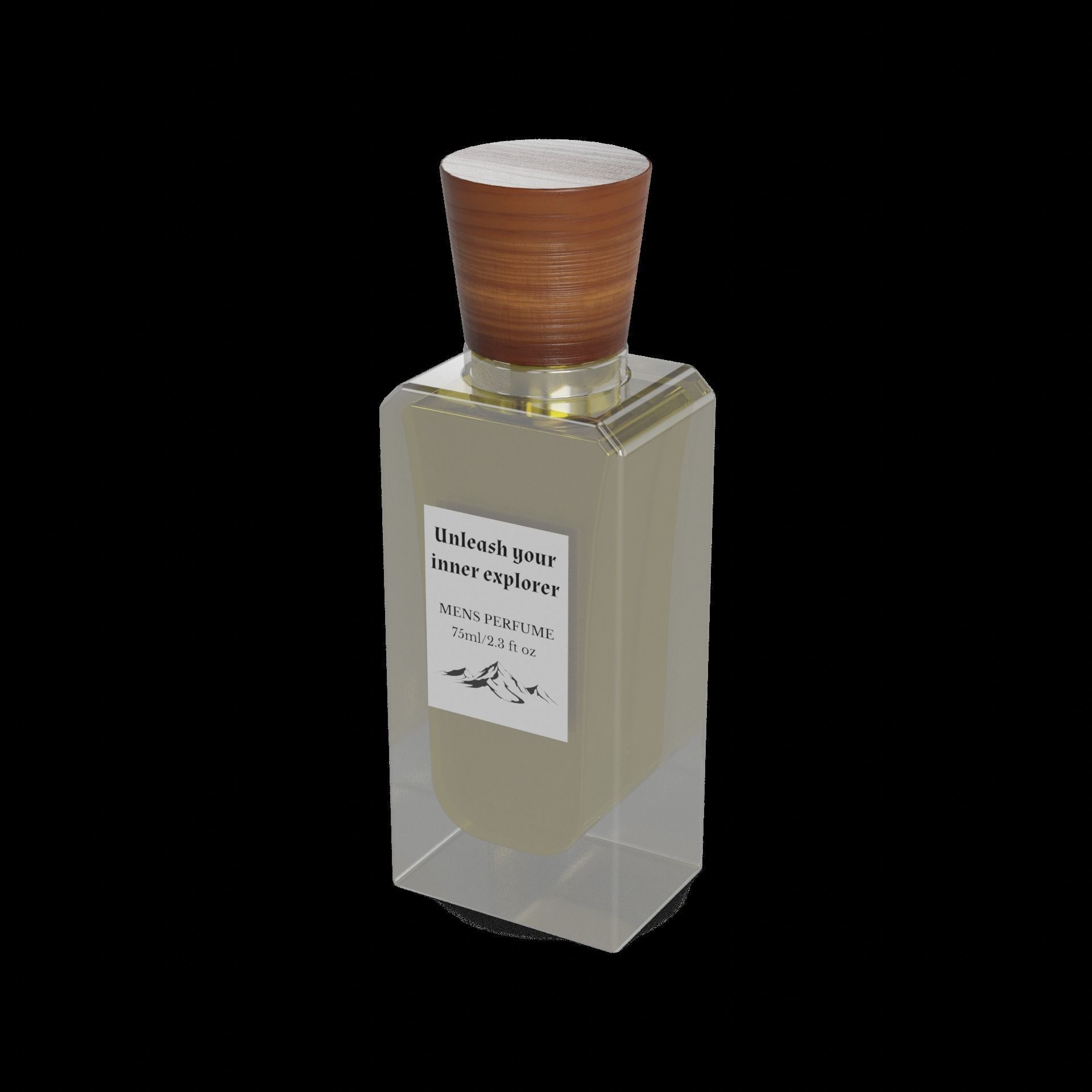 Perfume for men Perfume for Men Low-poly 3D model_1