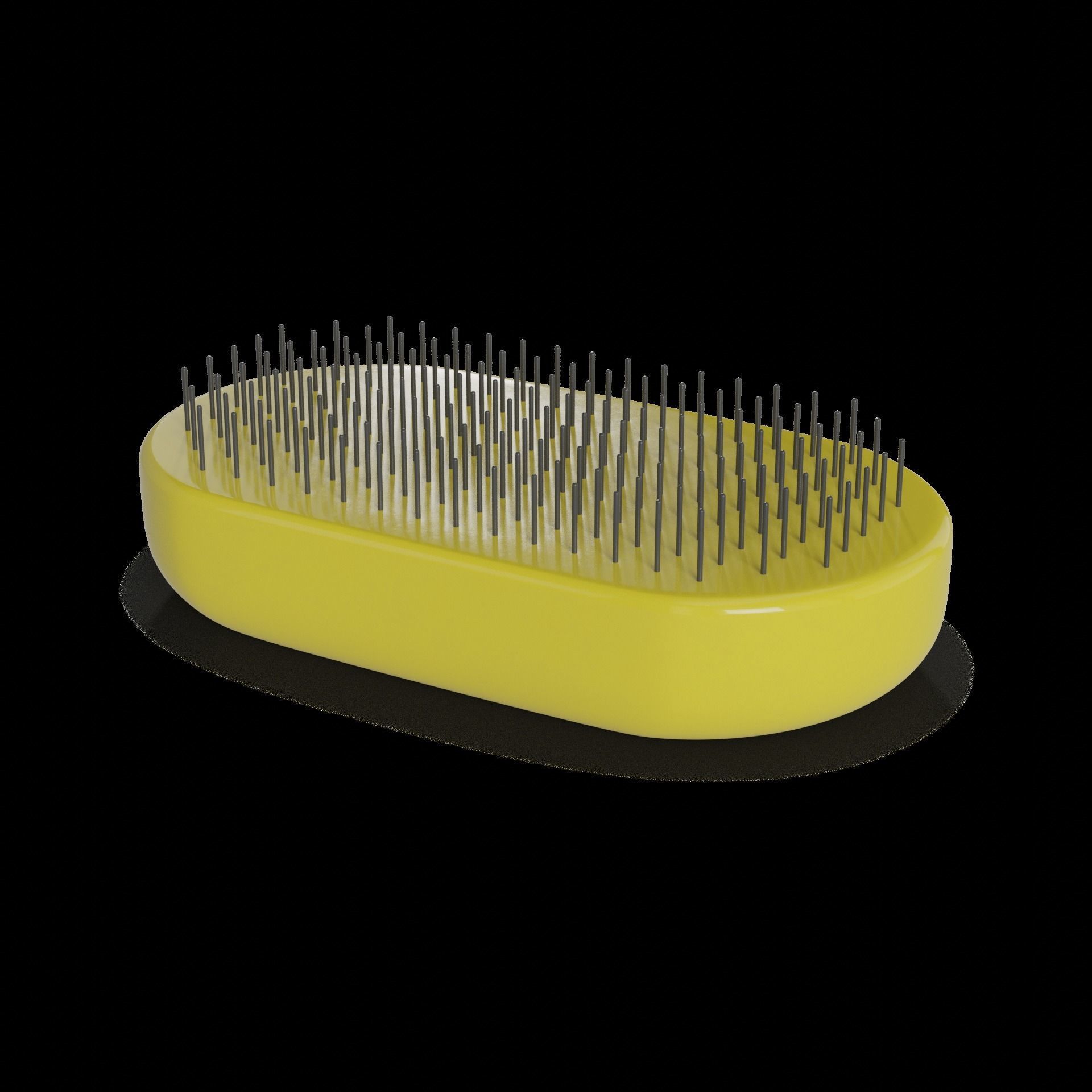 Combs and brushes Wet Brush 3D model_1