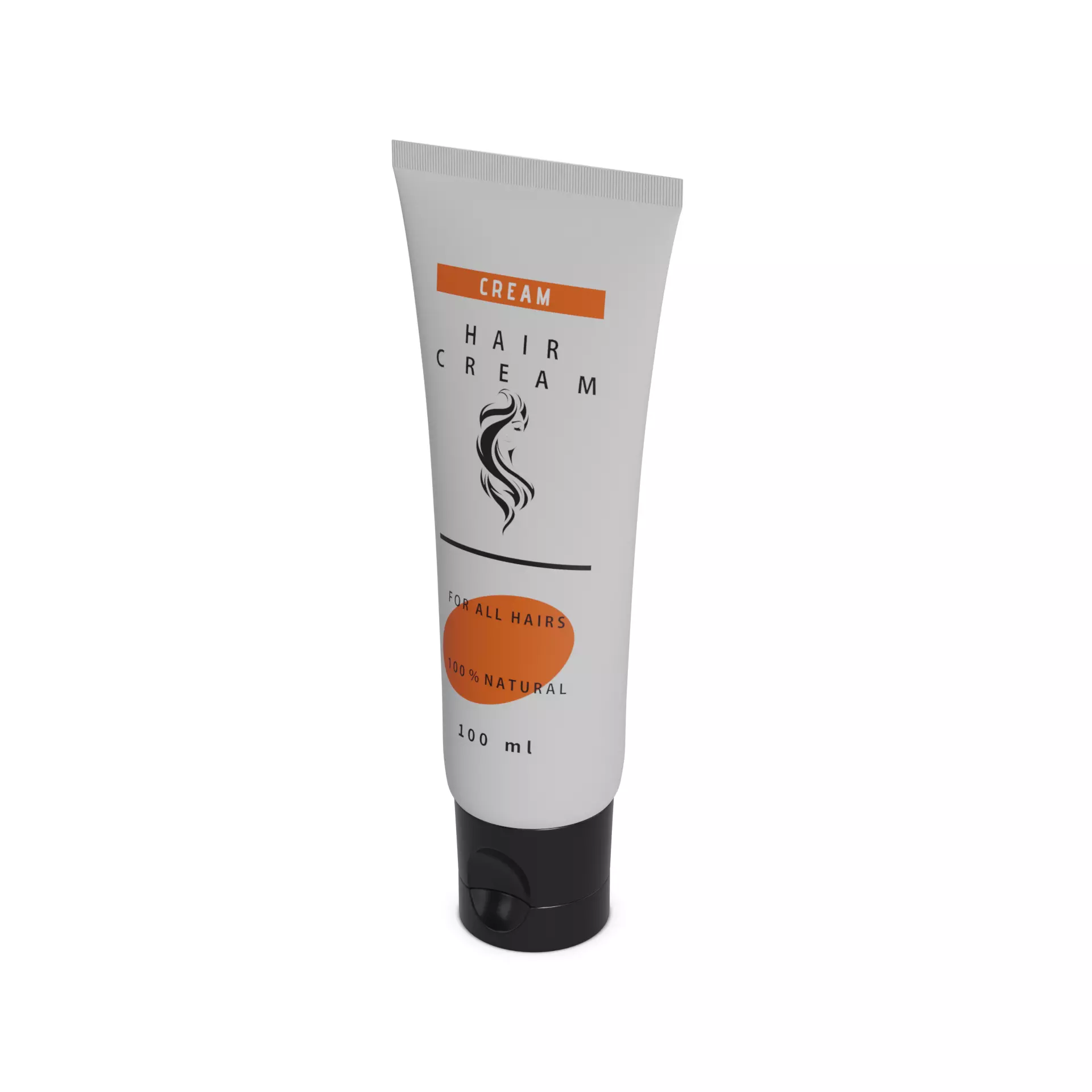 Hair styling products Hair Cream Low-poly 3D model