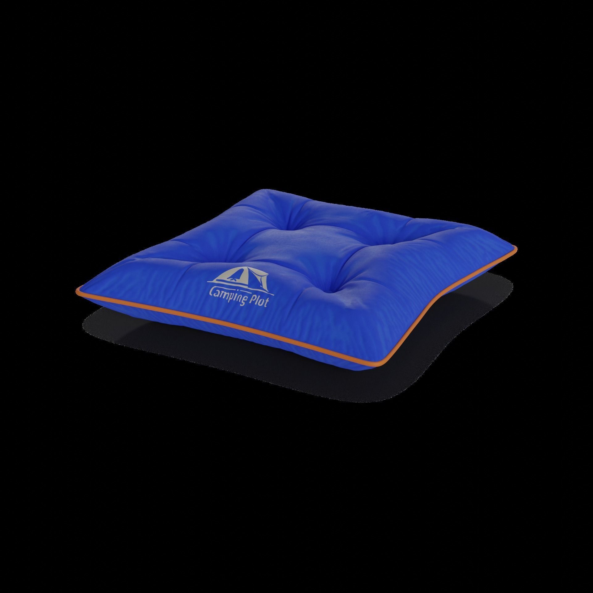 Camping Camping Pillow 3D model_1