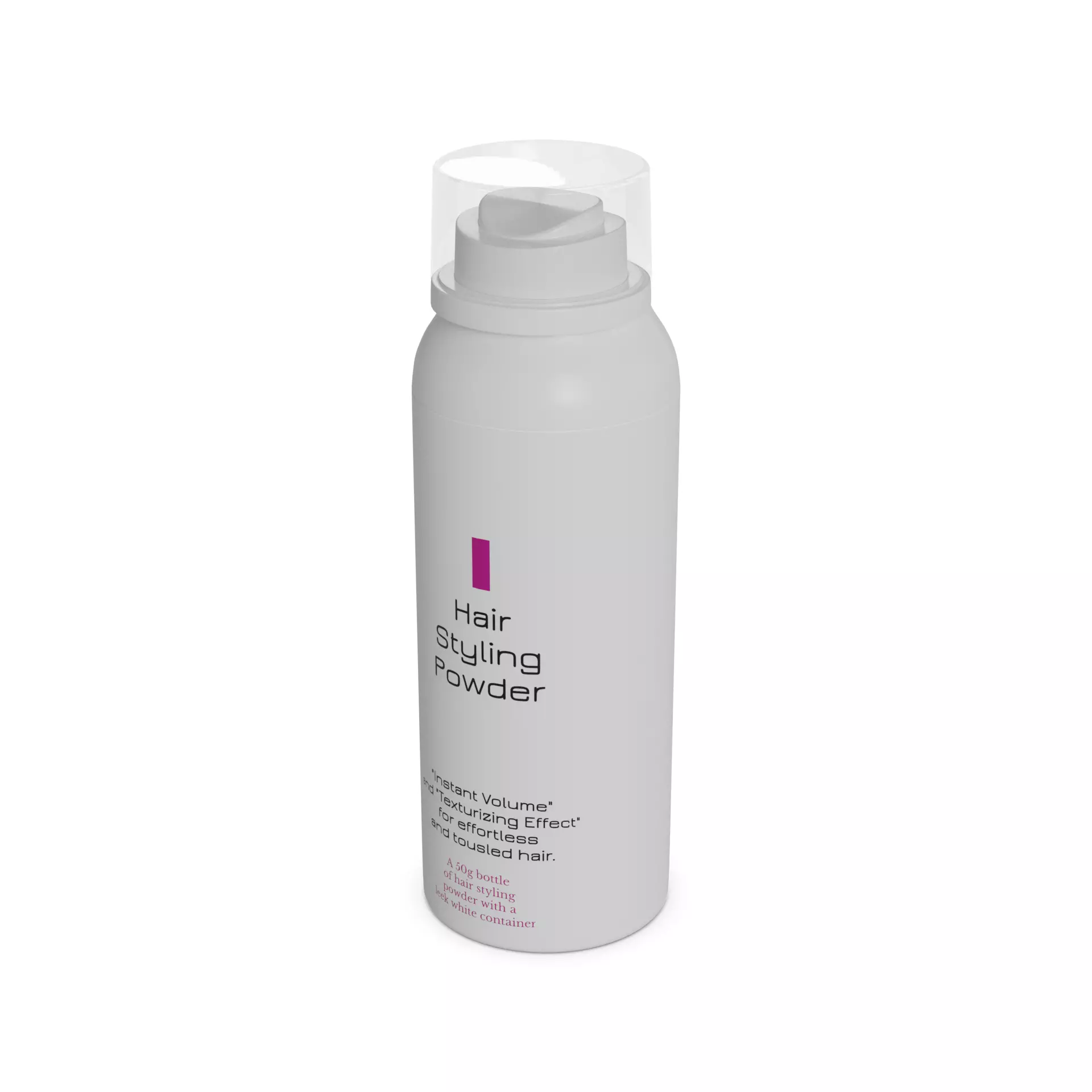 Hair styling products Hair Styling Powder Low-poly 3D model