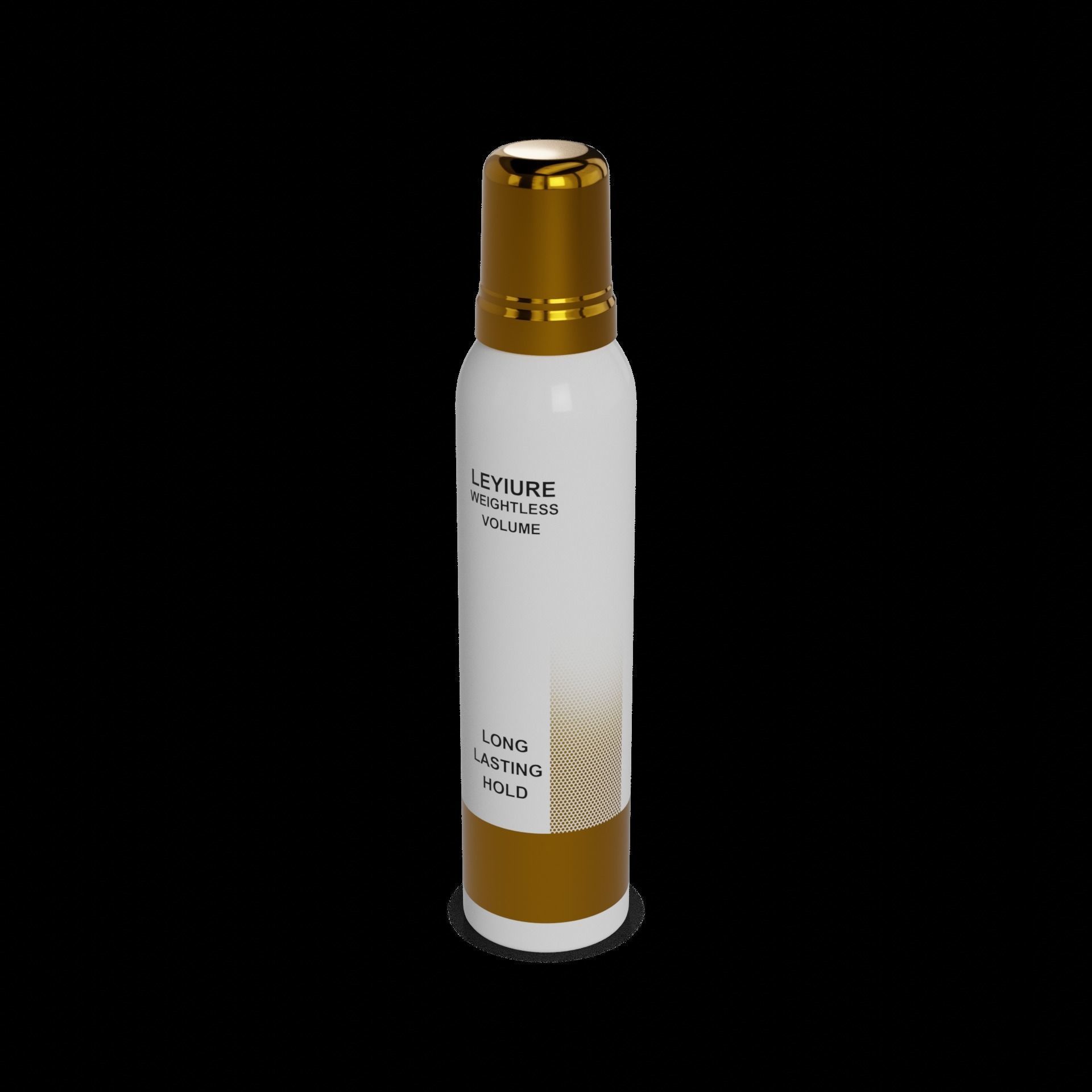 Hair styling products Hair Volumizing Mousse Low-poly 3D model_1